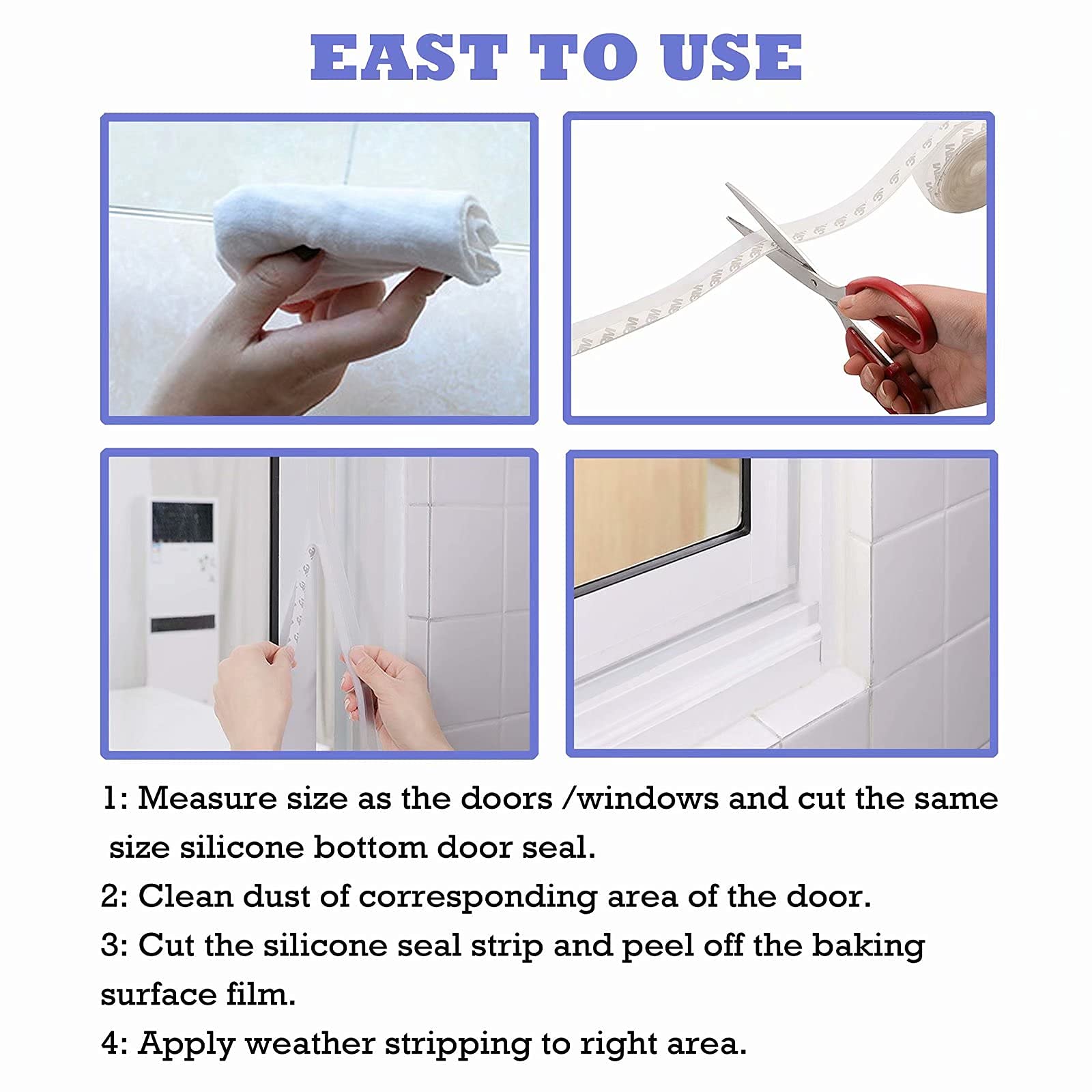 Weather Stripping Door Seal Strip (16 Foot)