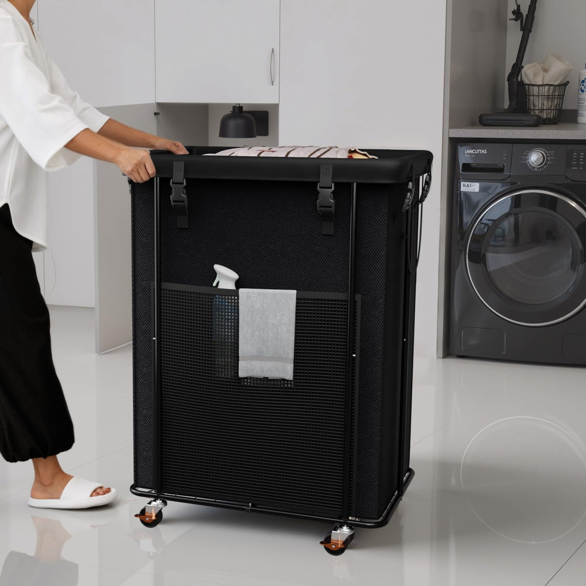 Laundry Hamper with Wheels