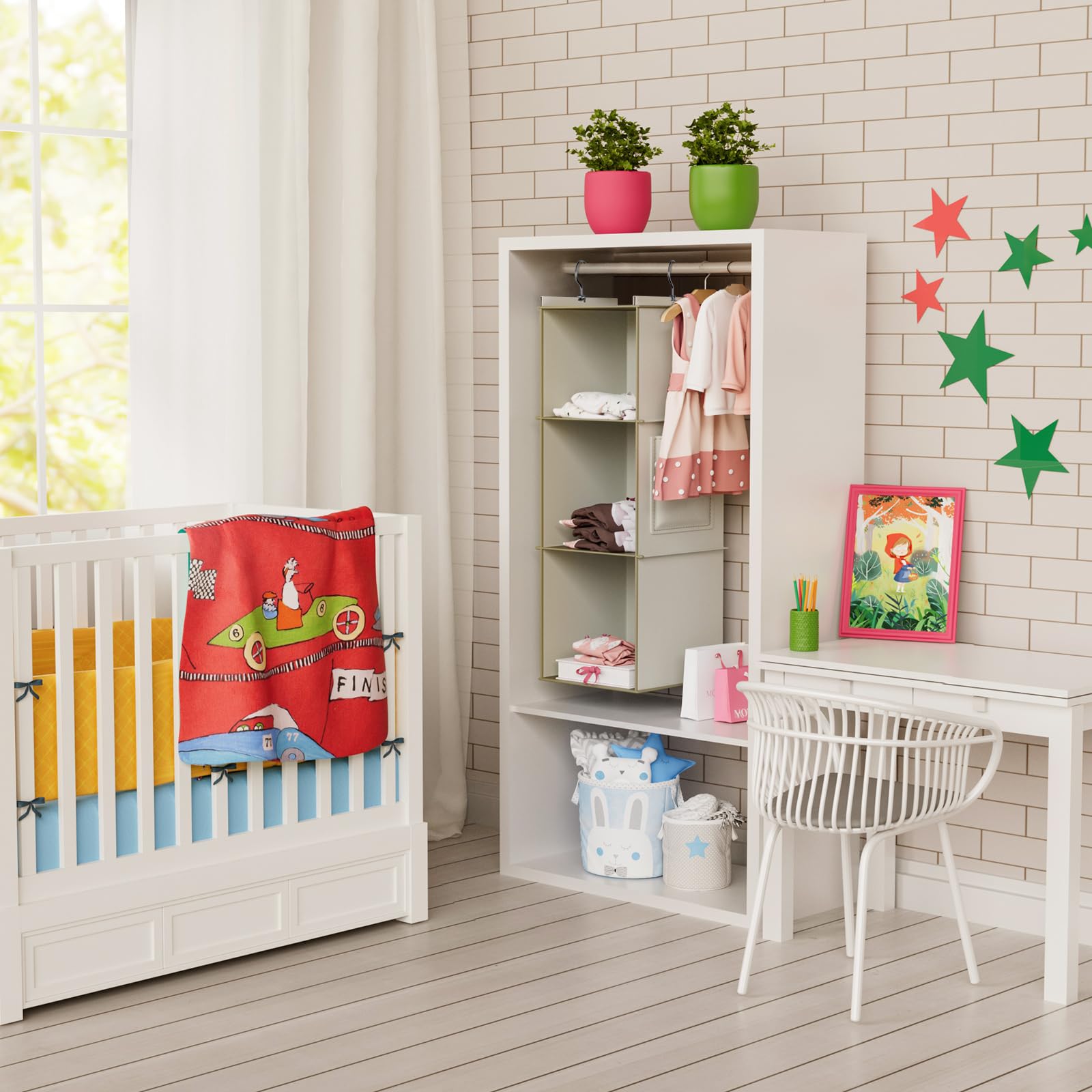 Hanging Closet Organizer and Storage for Clothes