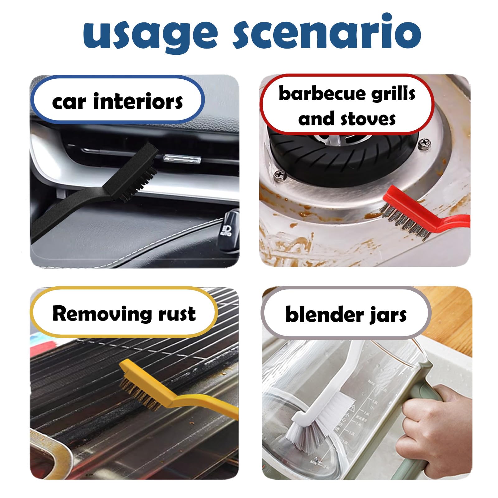 Crevice Cleaning Brush Set