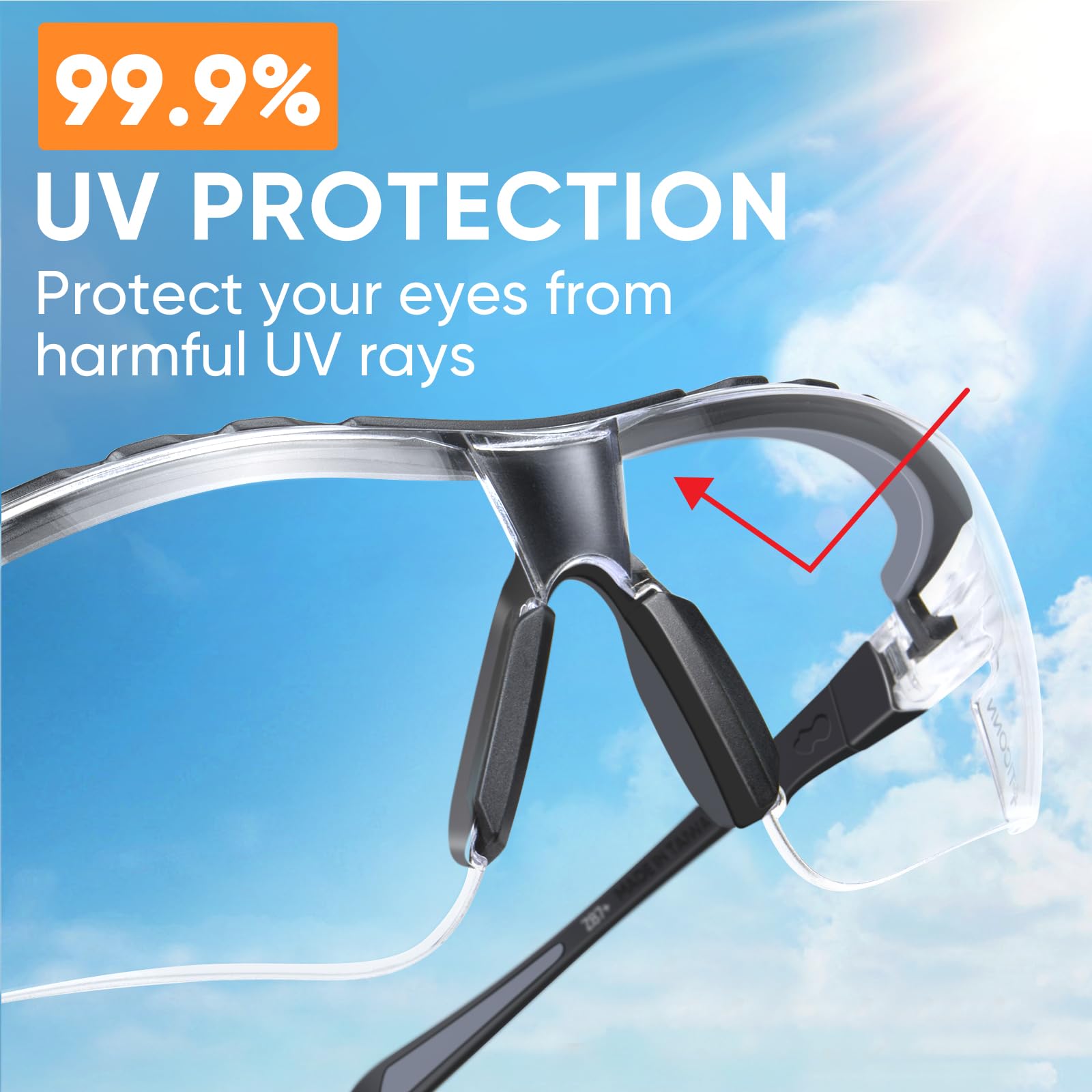 1PK Anti Fog Safety Glasses for Men & Women
