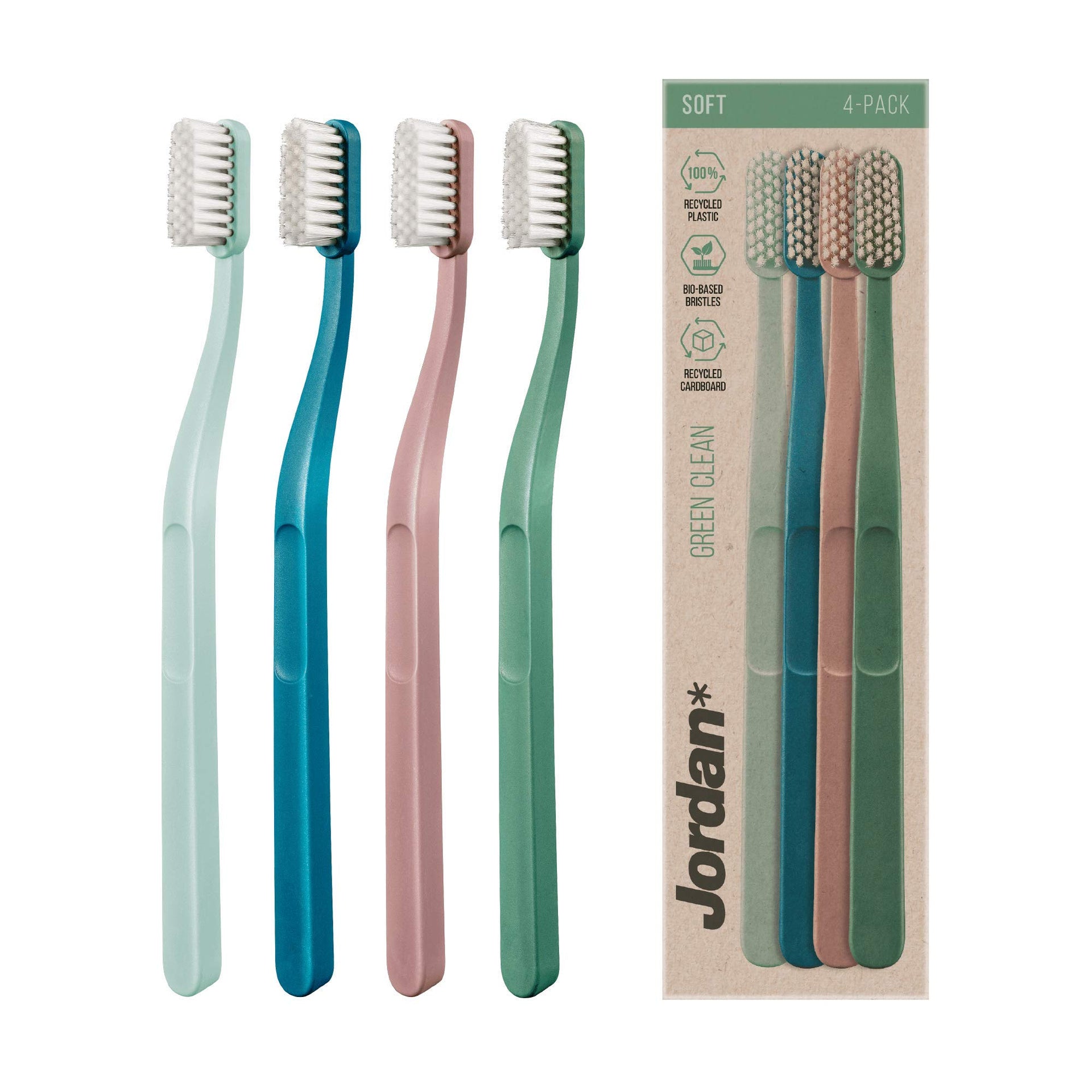 Green Clean Manual Toothbrush (4 Count)