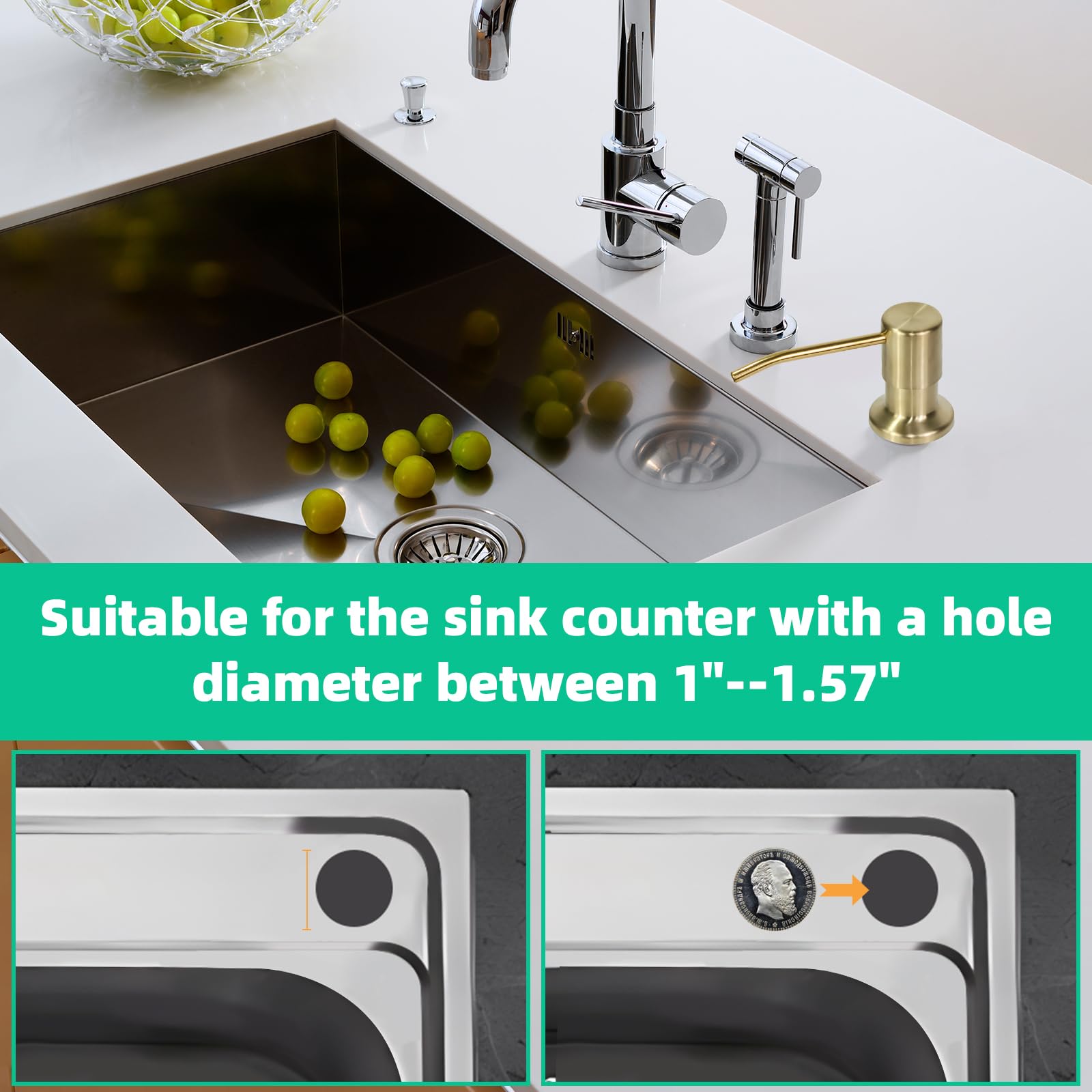Soap Dispenser for Kitchen Sink