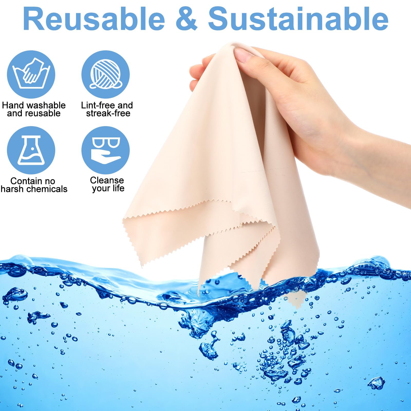 12 Pack Microfiber Cleaning Cloth