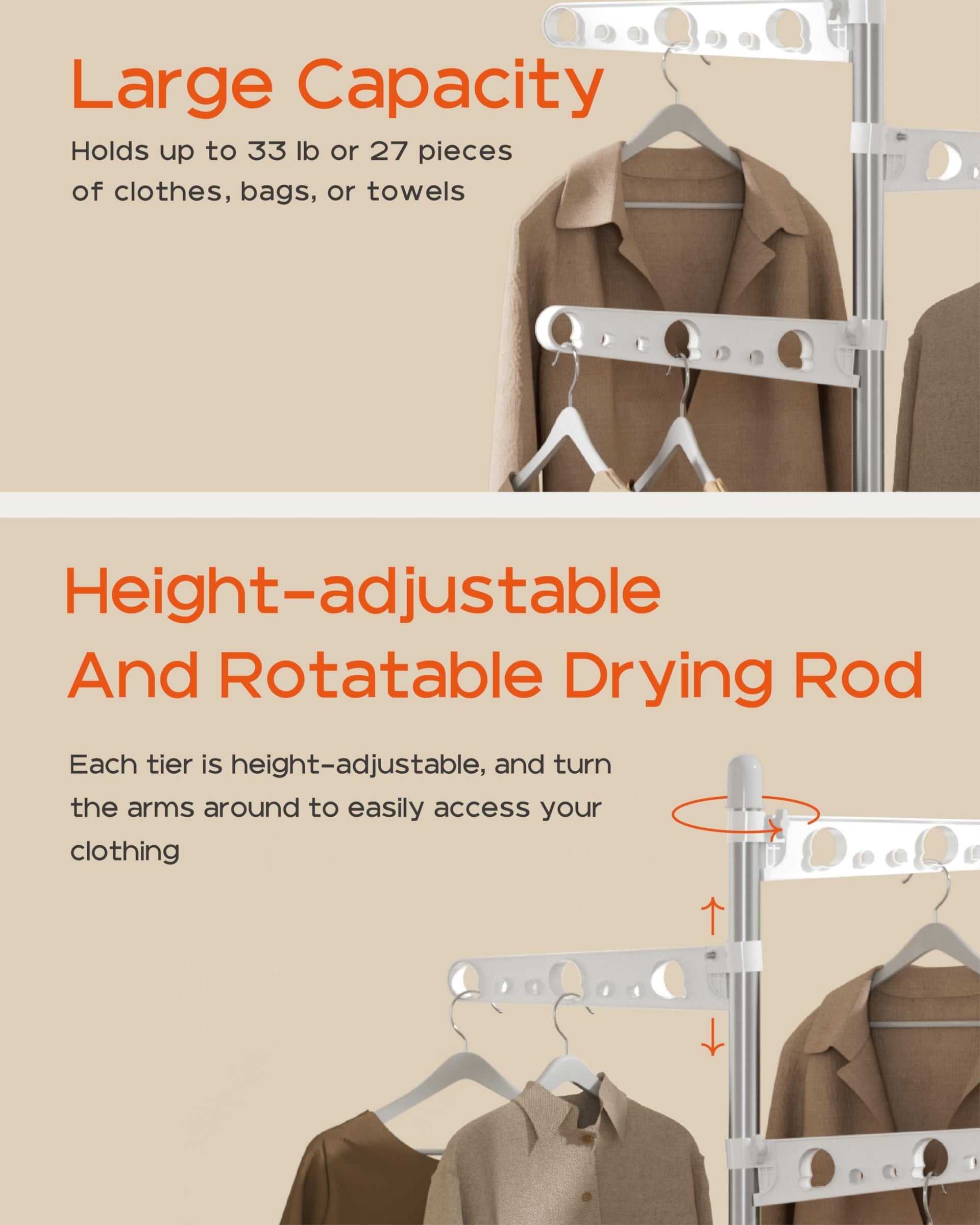 Clothes Drying Rack Foldable