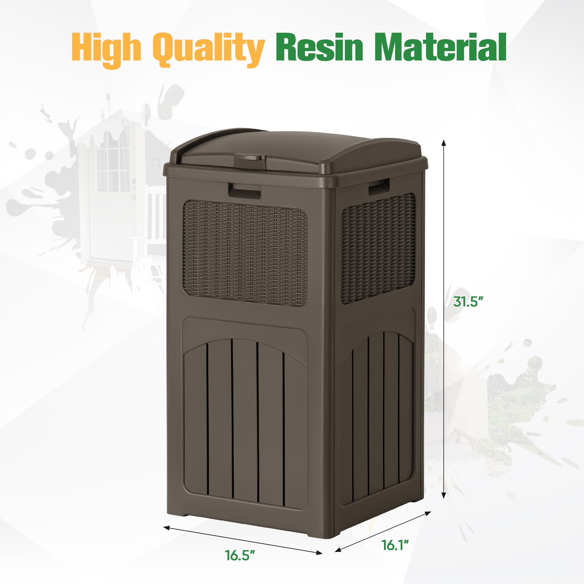 30 Gallon Trash Can