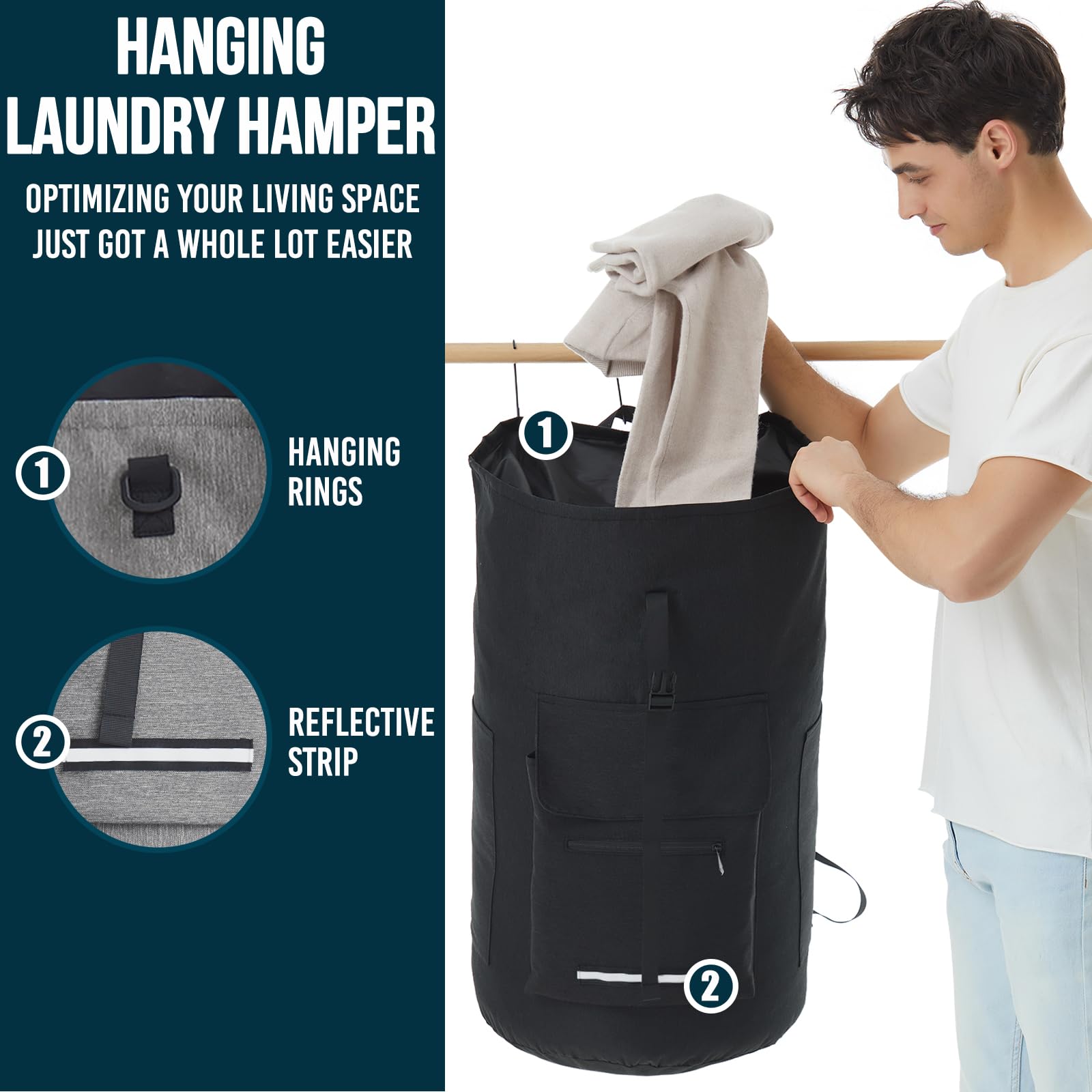 Laundry Backpack Bag