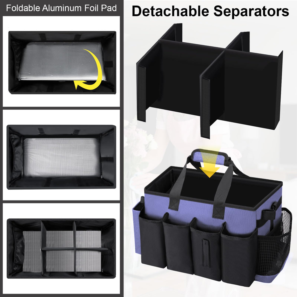 Wearable Large Cleaning Caddy Bag for Housekeepers