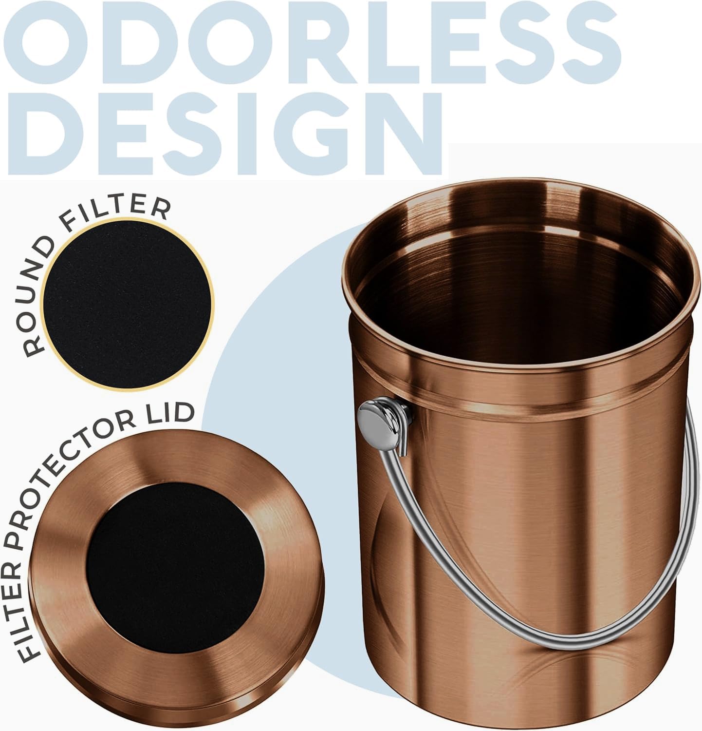 Kitchen Compost Bin for Kicthen Countertops