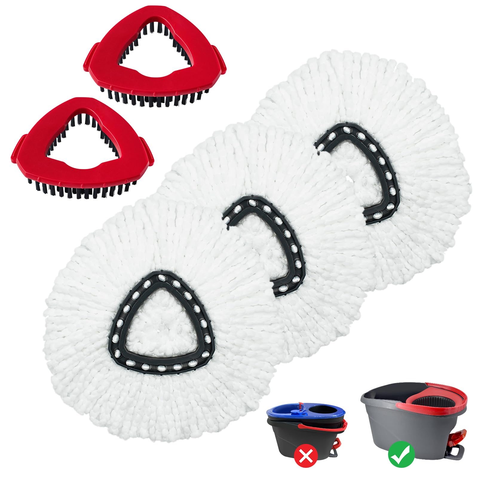 Mop Heads Replacement for Ocedar (7 Count)