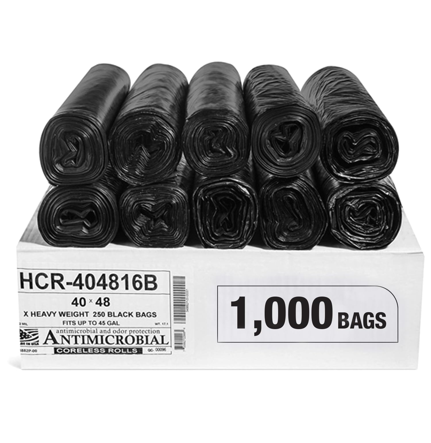High Density Trash Bags (1000 Count)