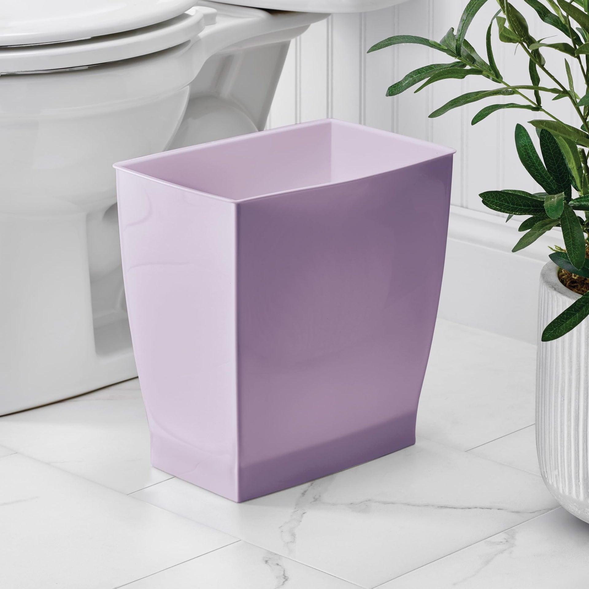 Small Plastic Bathroom Trash Can
