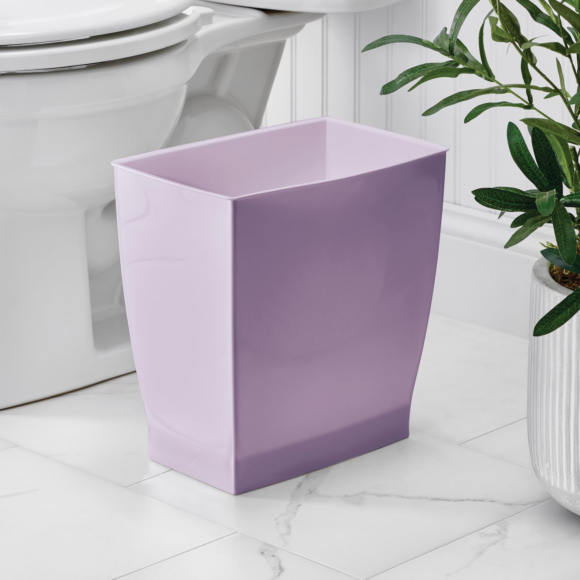 Small Plastic Bathroom Trash Can