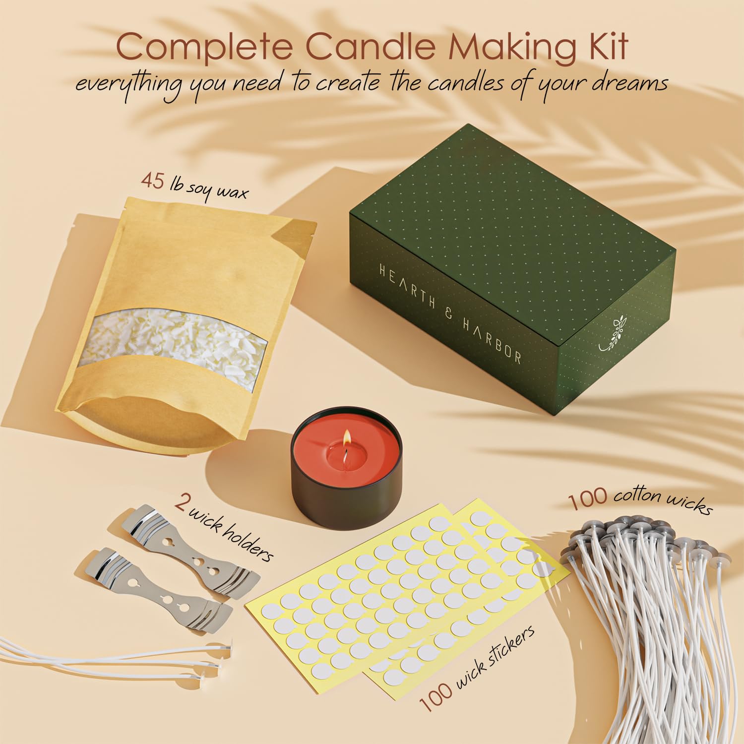 Organic Soy Candle Wax for Candle Making