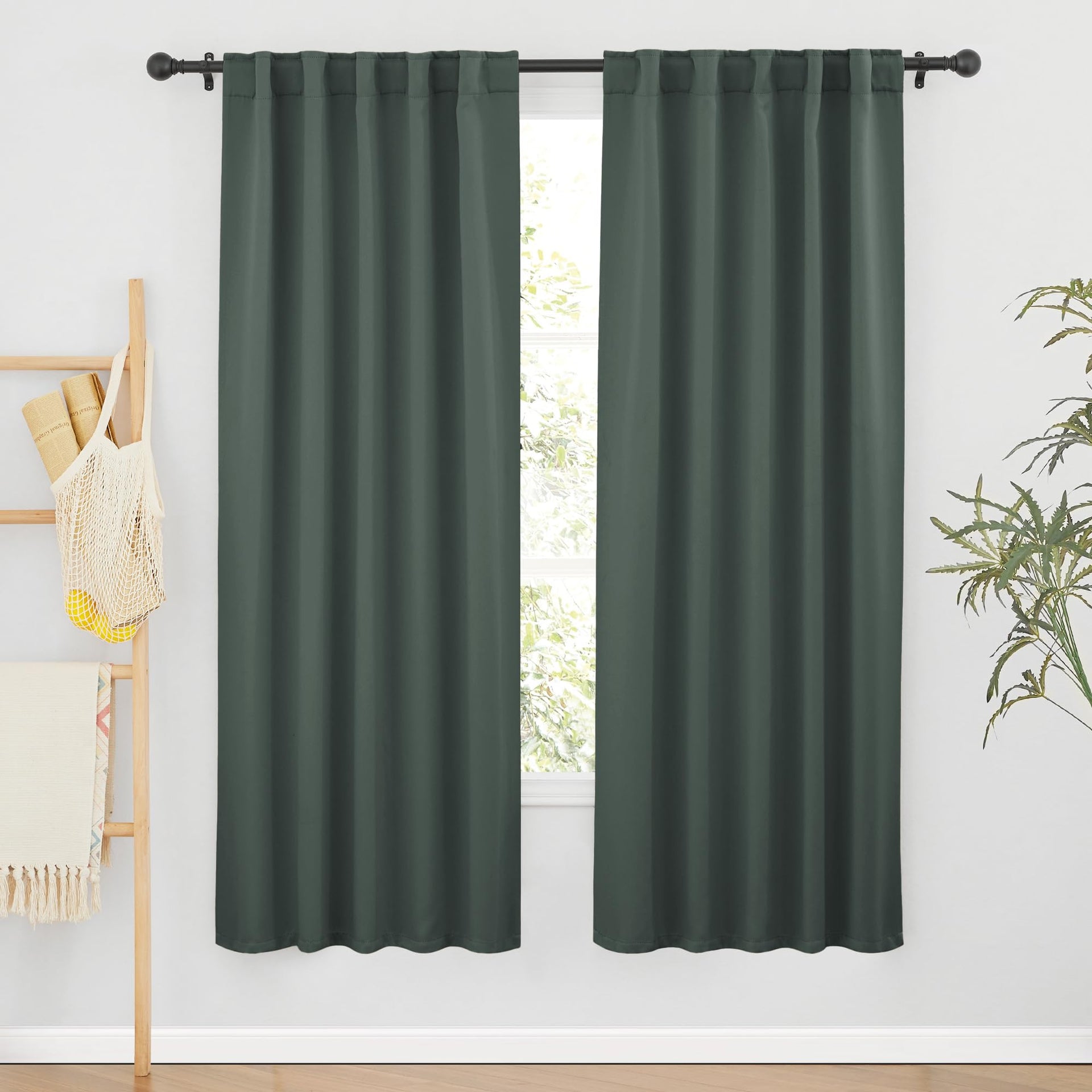 Blackout Curtains 72 inches Long for Bedroom (2 Count)