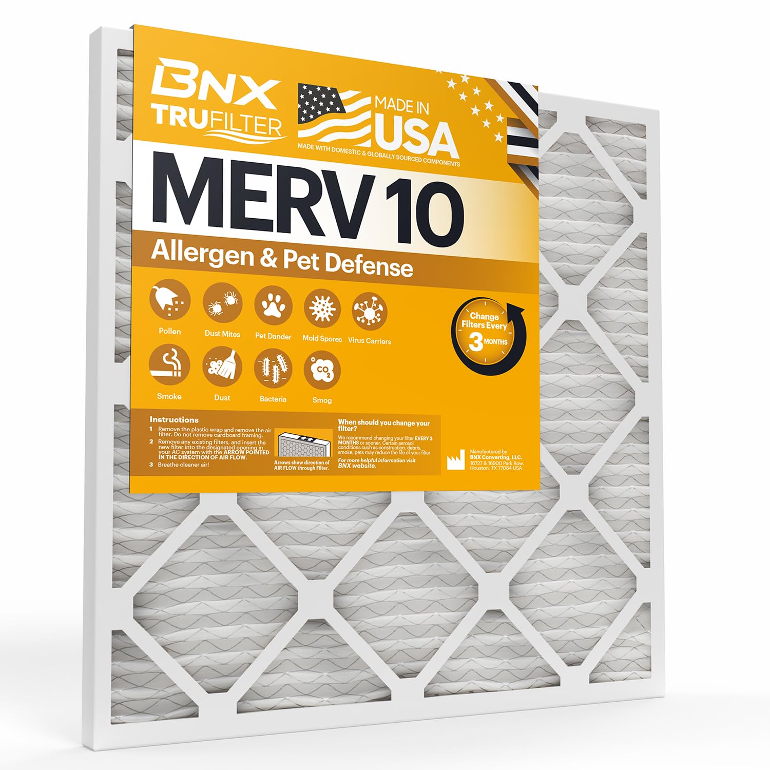 TruFilter 14x20x1 Air Filter MERV 11 (12 Count)