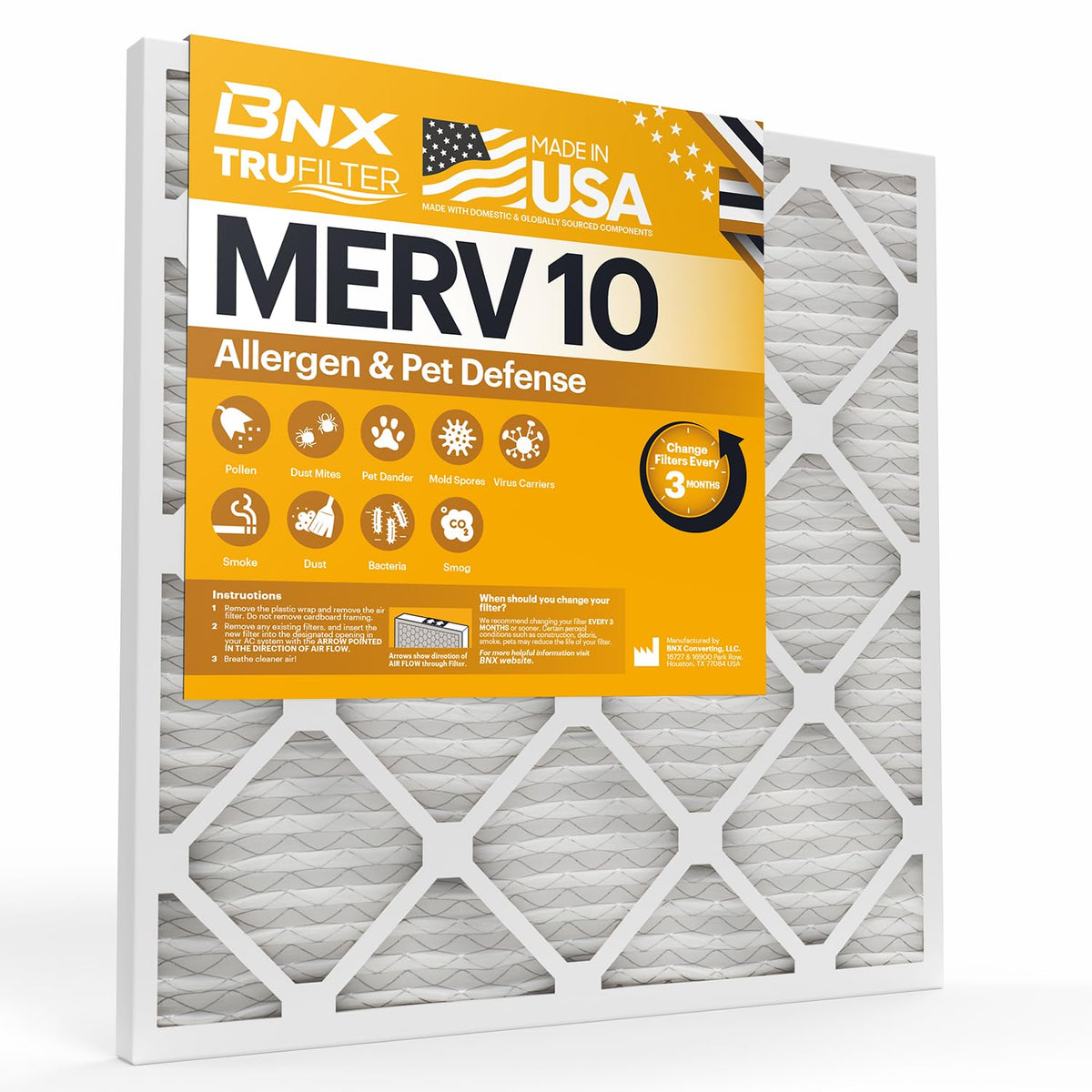 TruFilter 14x20x1 Air Filter MERV 11 (12 Count)