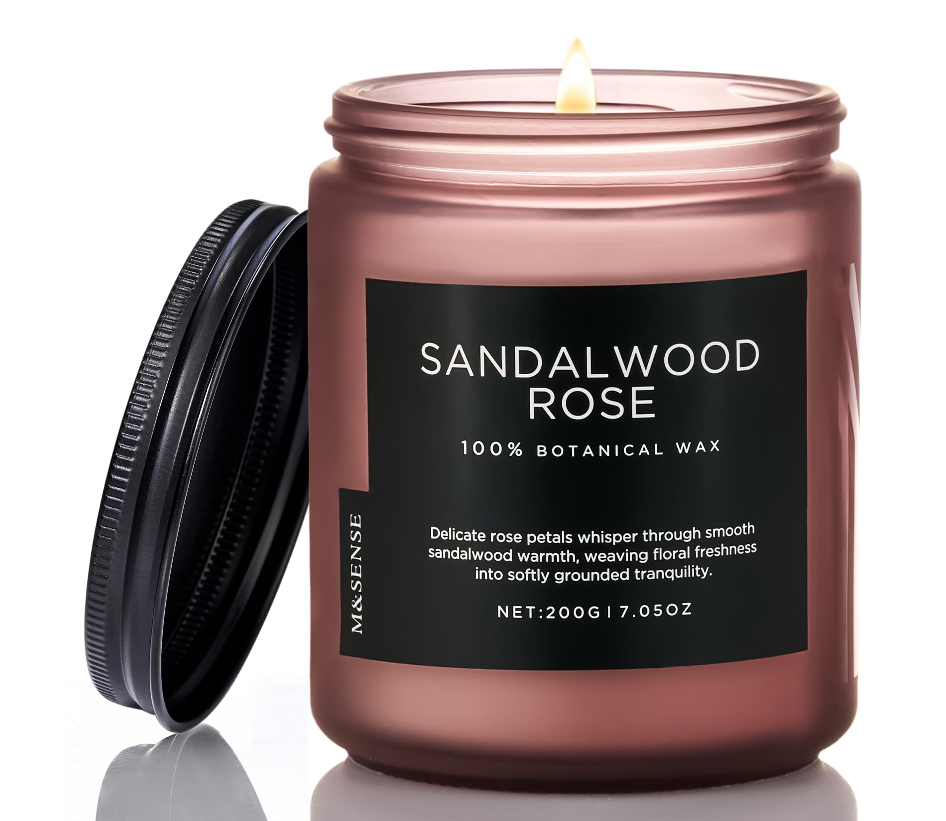 Sandalwood Rose Scented Candles for Home (7.05 Ounce)