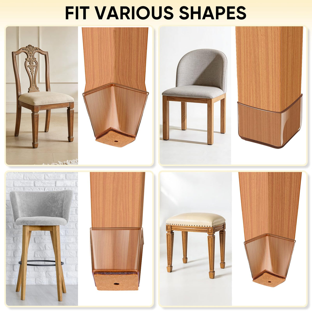 Silicone Chair Leg Floor Protectors