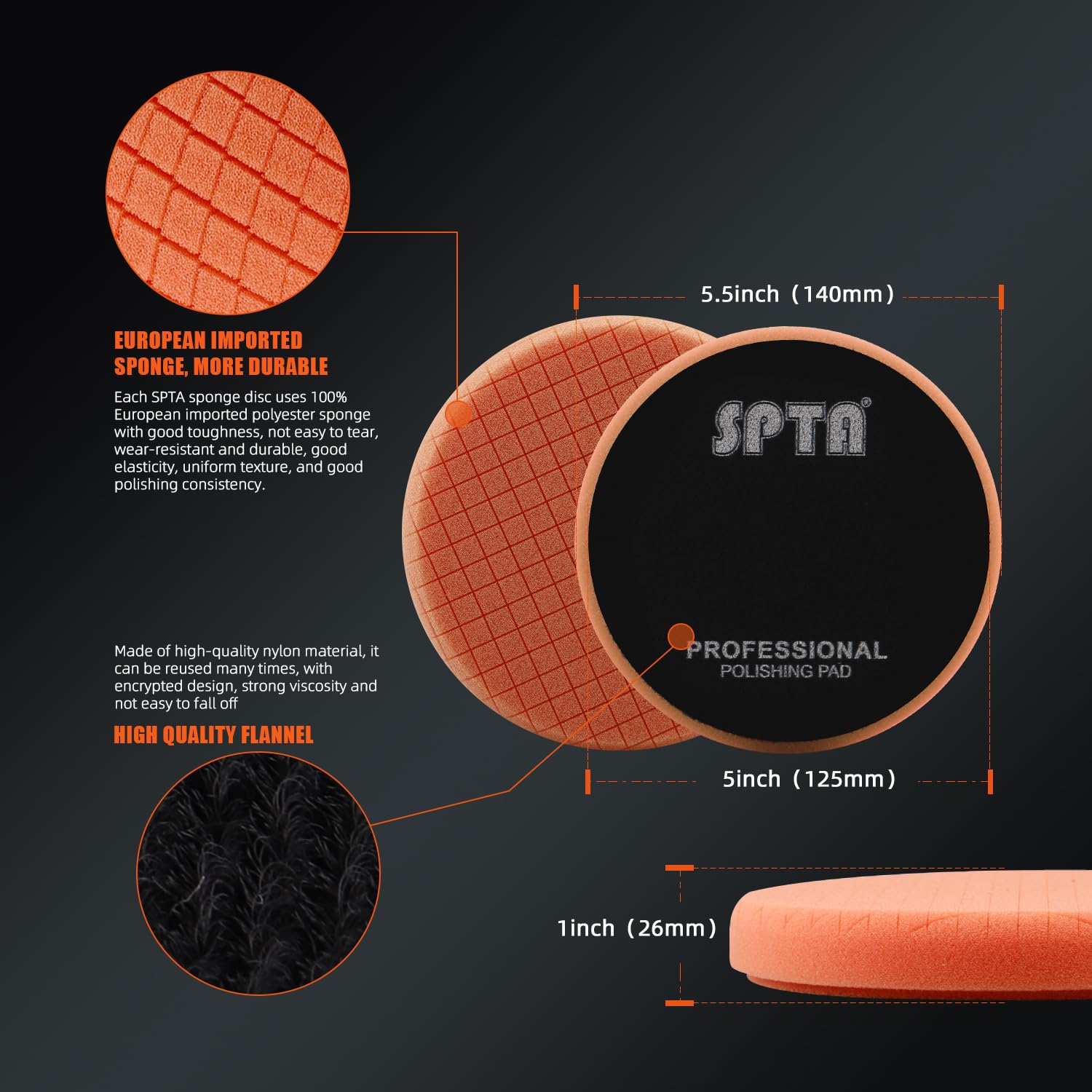 Buffing Polishing Pads (5 Count)