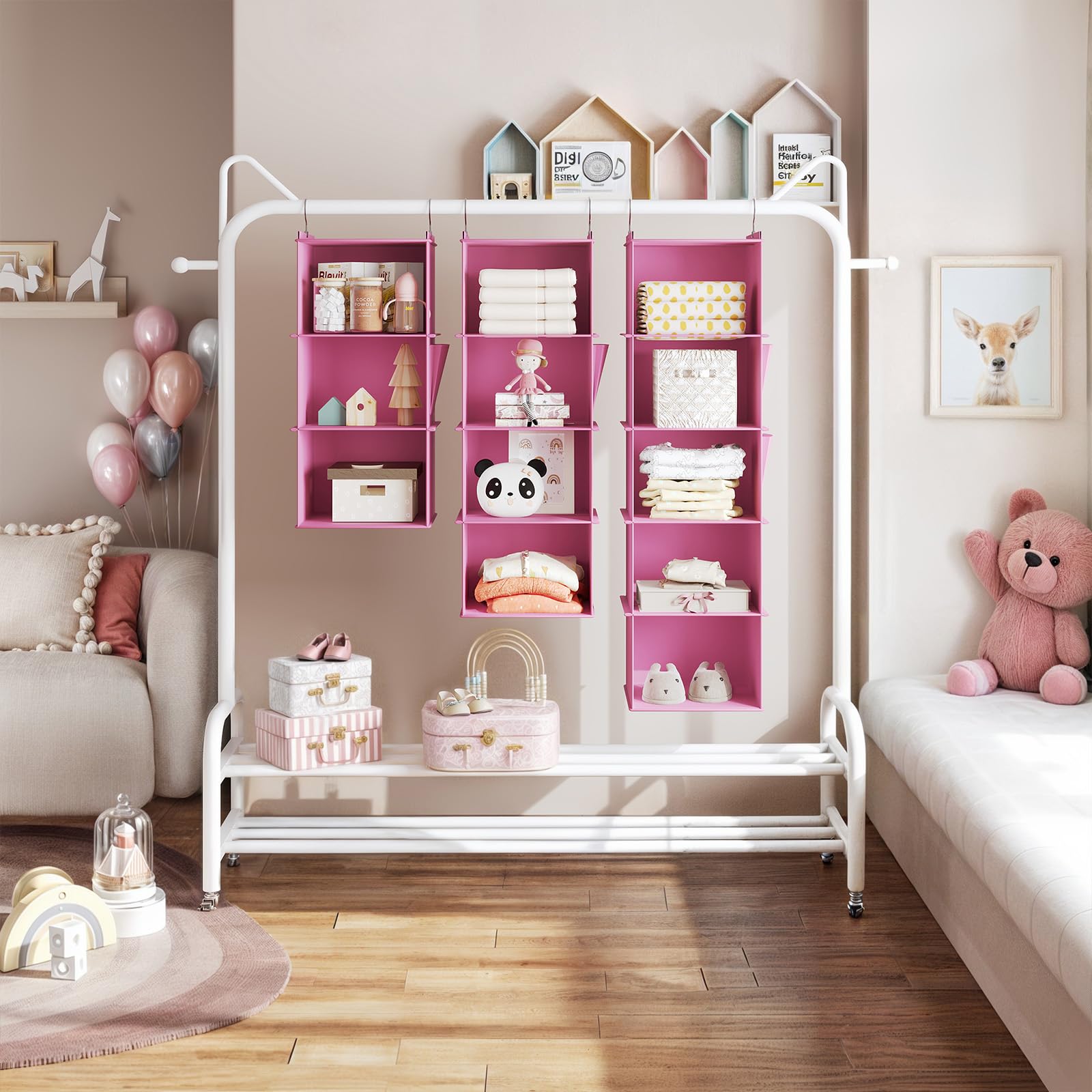 Hanging Closet Organizer and Storage (5 Count)
