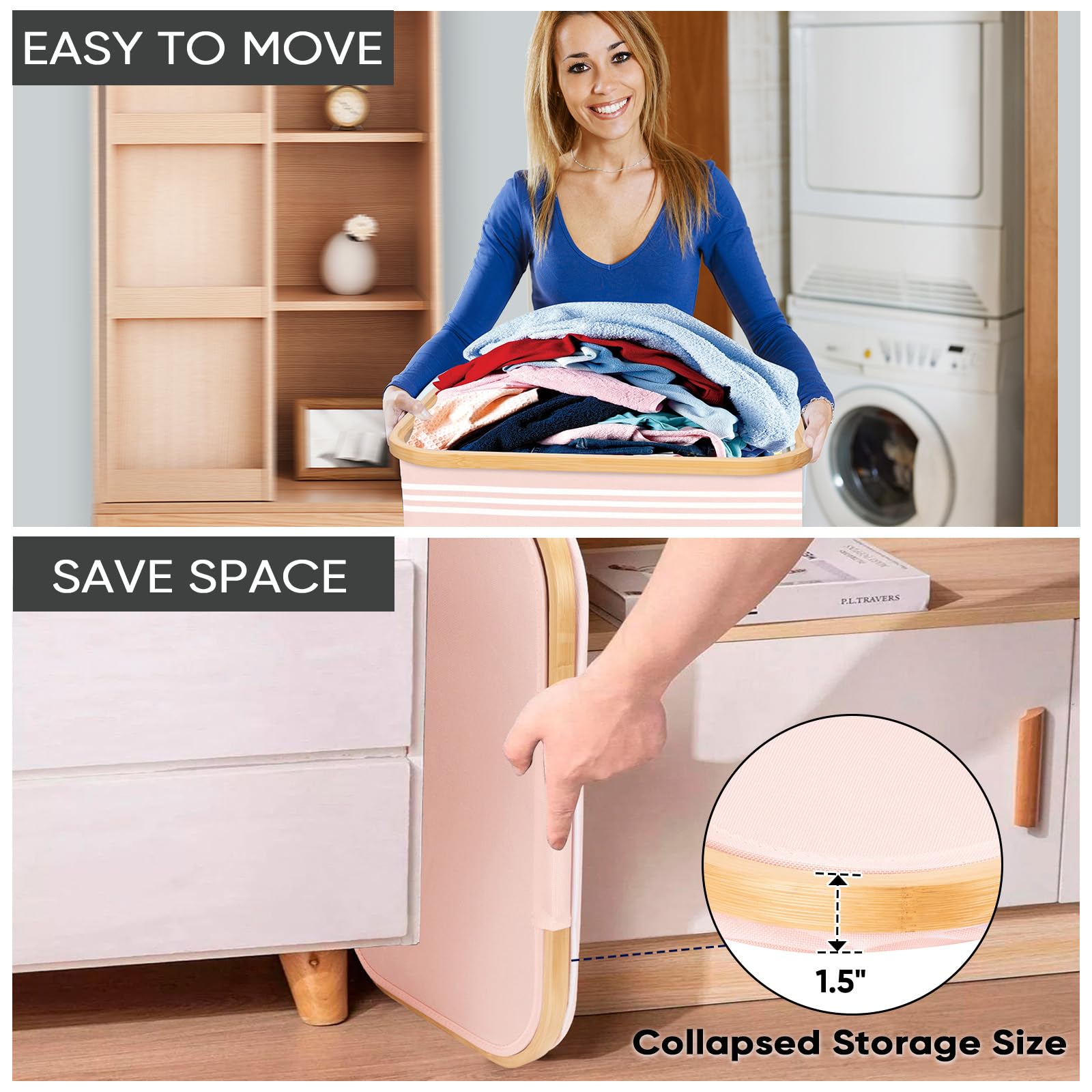 Laundry Hamper with Lid