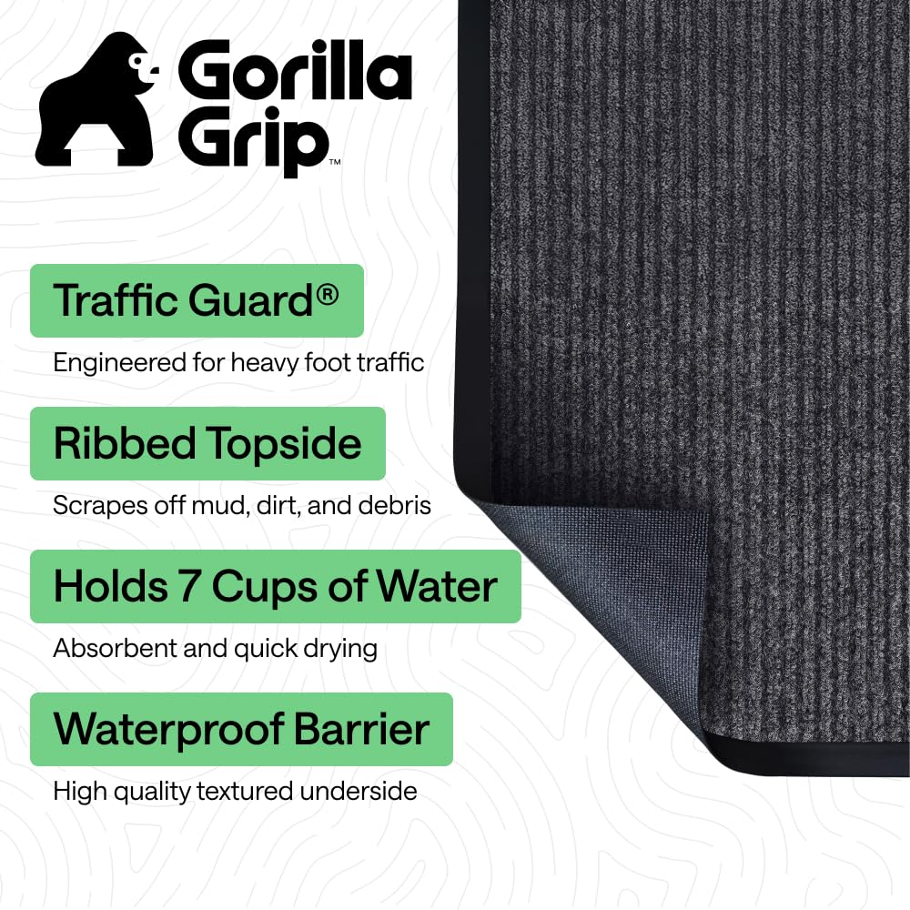 Waterproof Traffic Guard Door Mat (11.67 Sq Ft)
