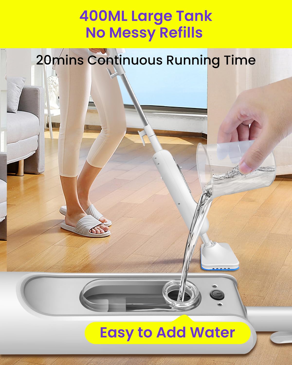 Steam Mop for Floor Cleaning