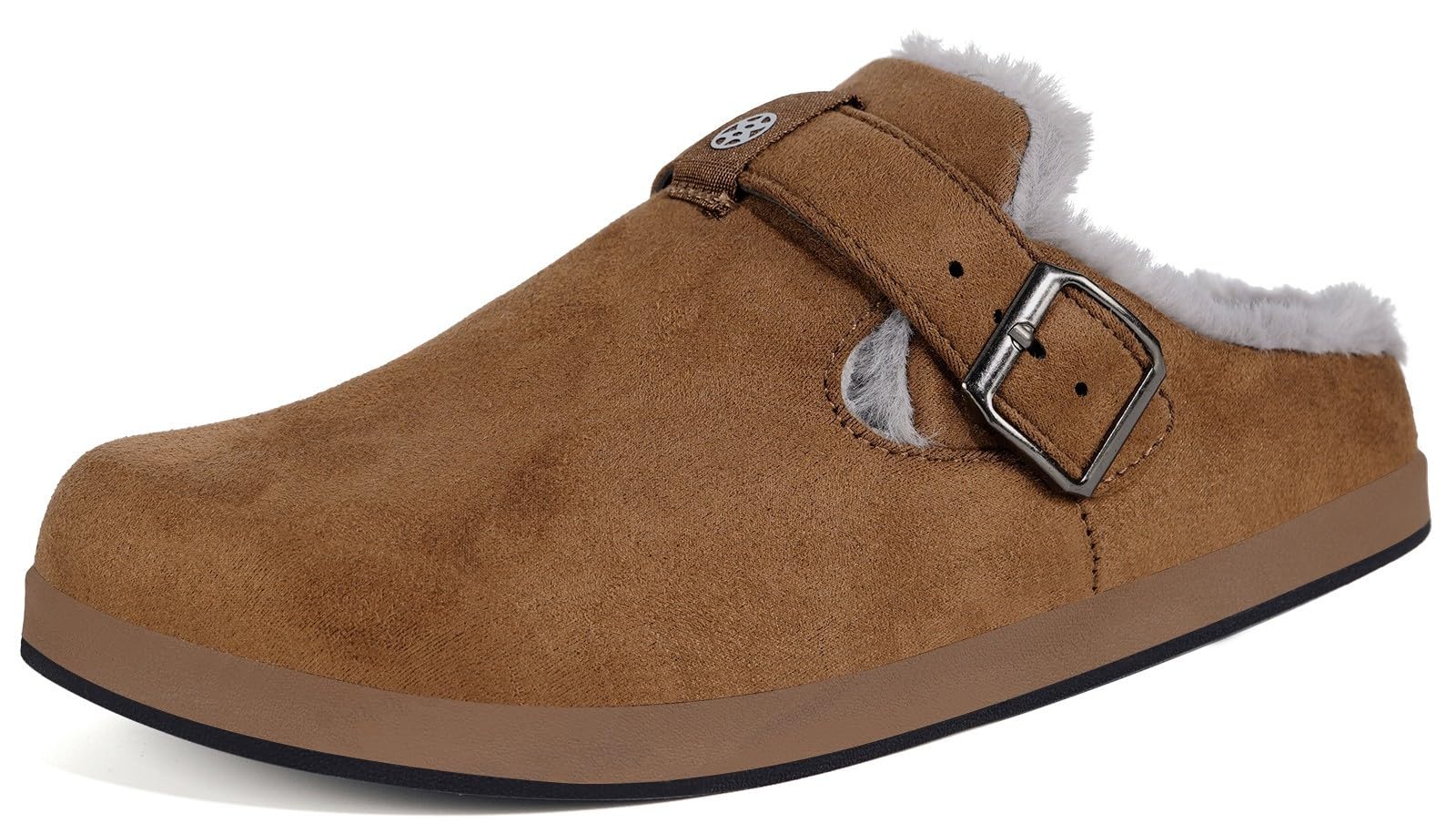 Fur Lined Clogs for Women Men Winter Slippers