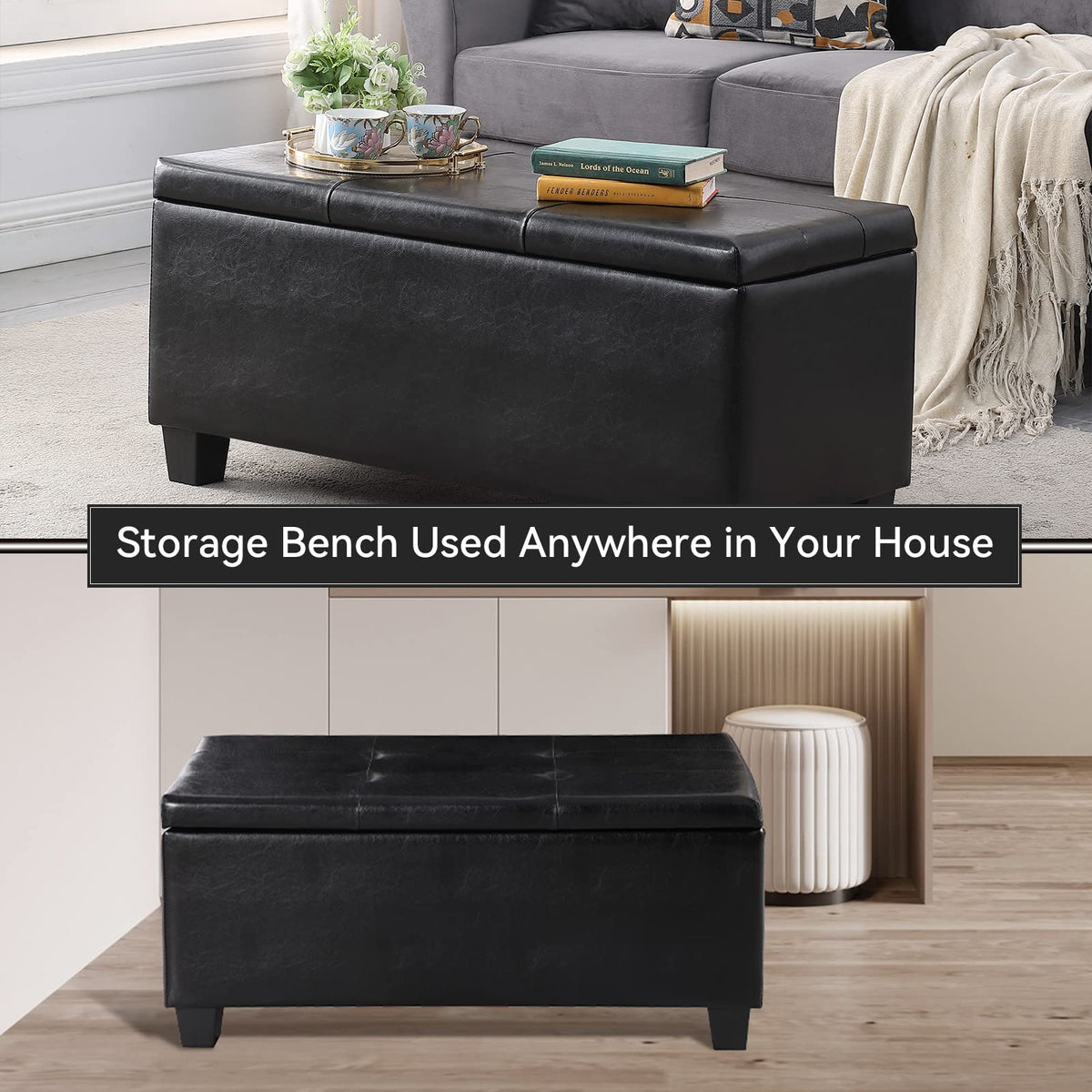 Storage Ottoman Set of 3 (3 Count)