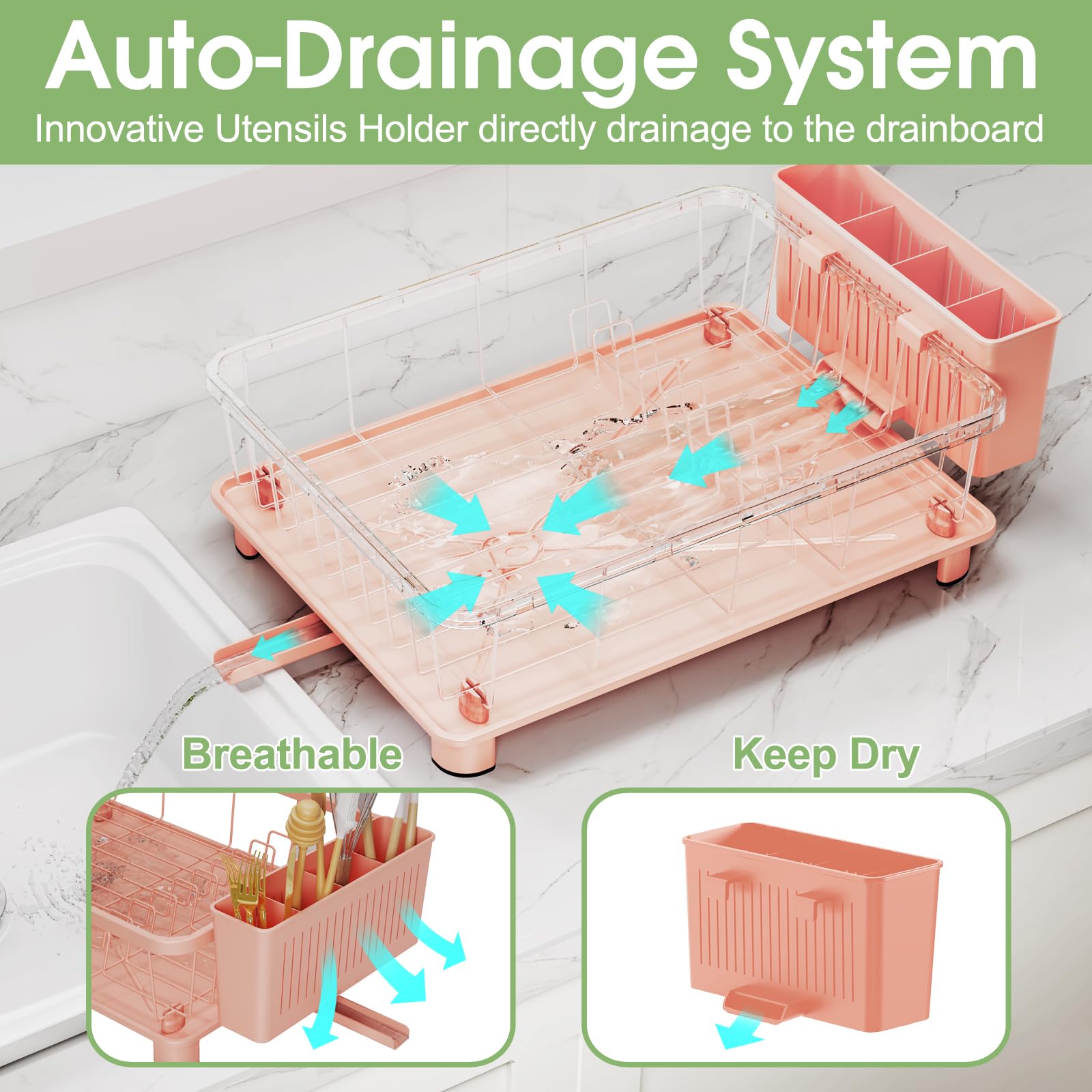 Dish Drying Rack for Kitchen Counter