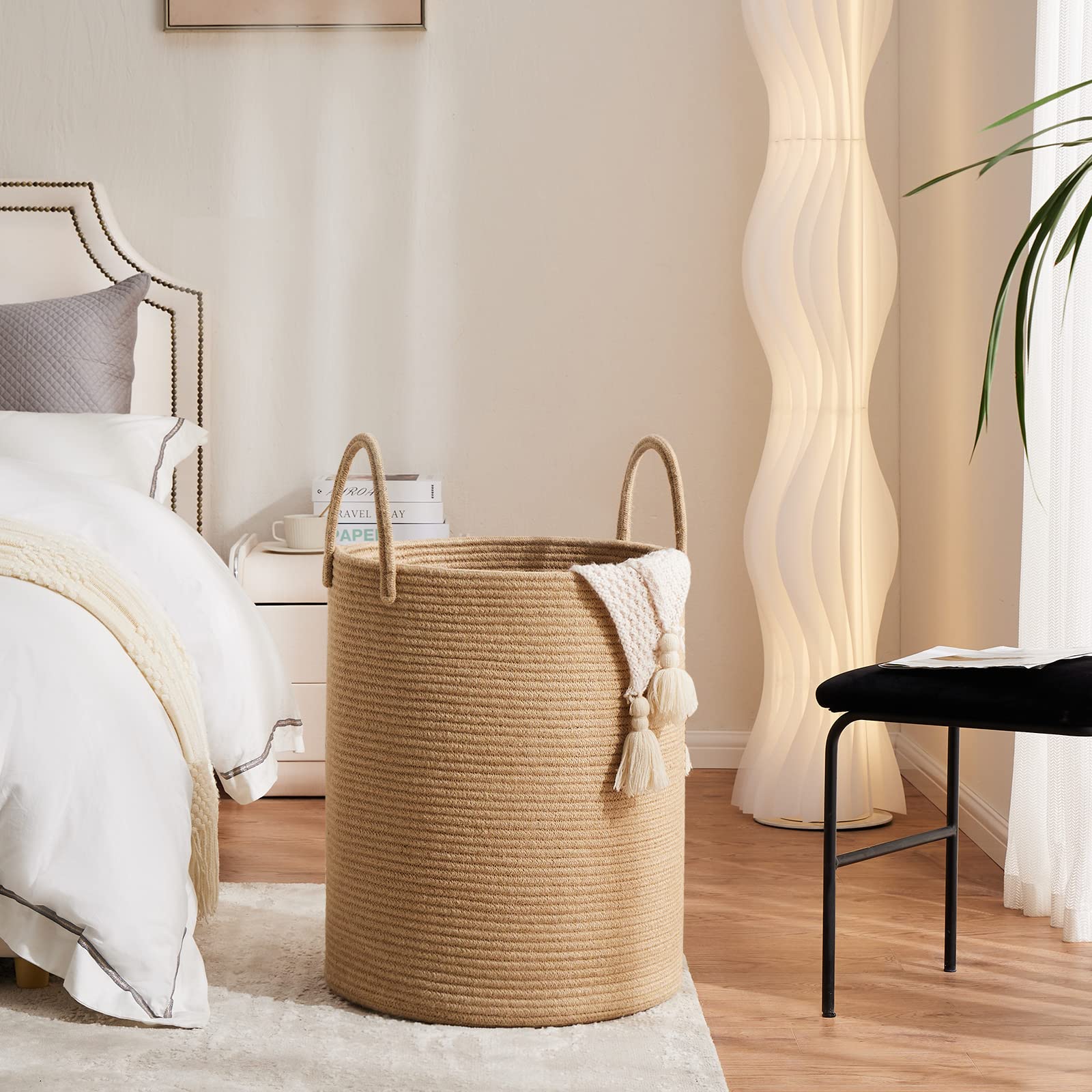 Jute Rope Laundry Hamper