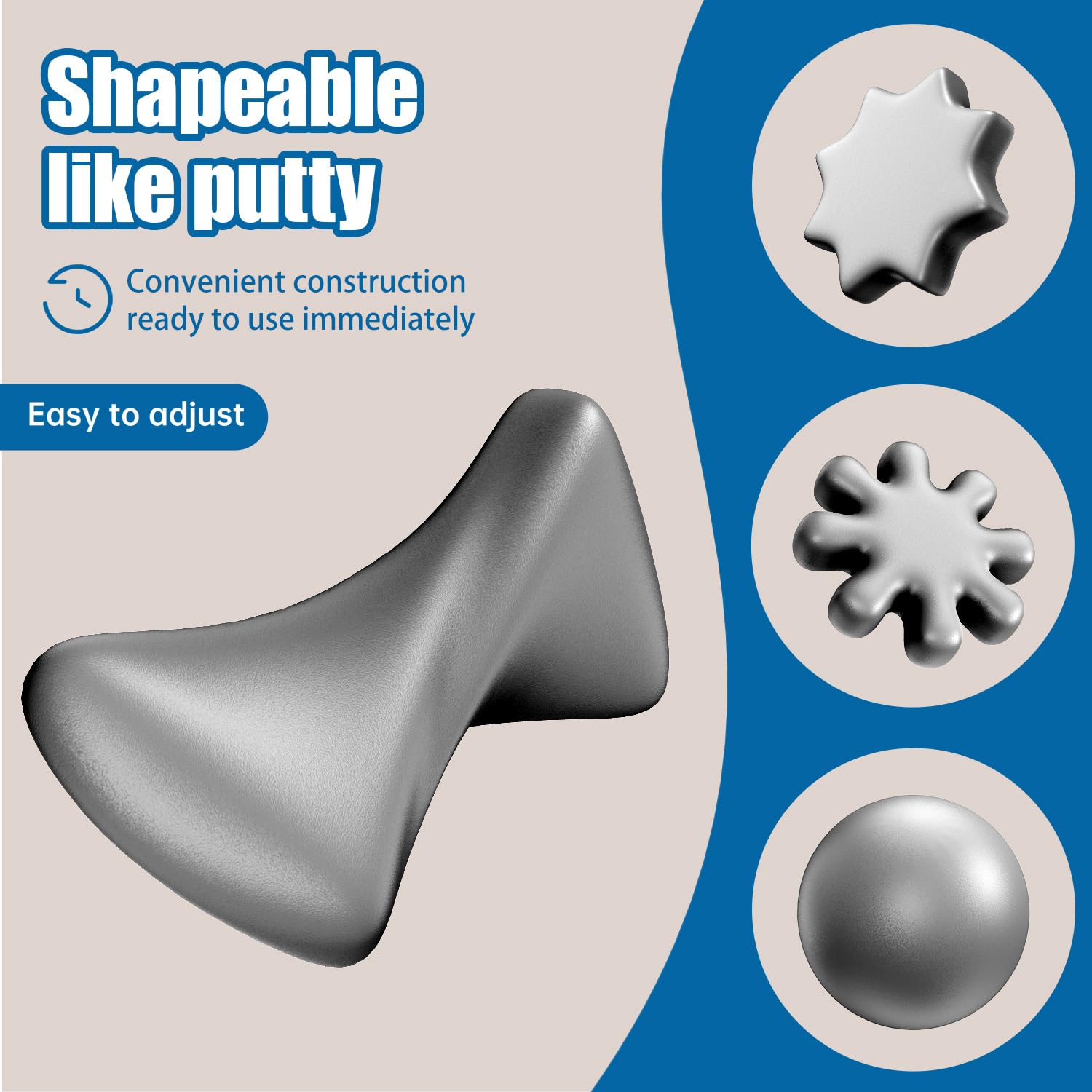 8 Pack Waterproof Duct Seal Sealing Putty for Drain & Wall Holes Qk Repair (8 Count)