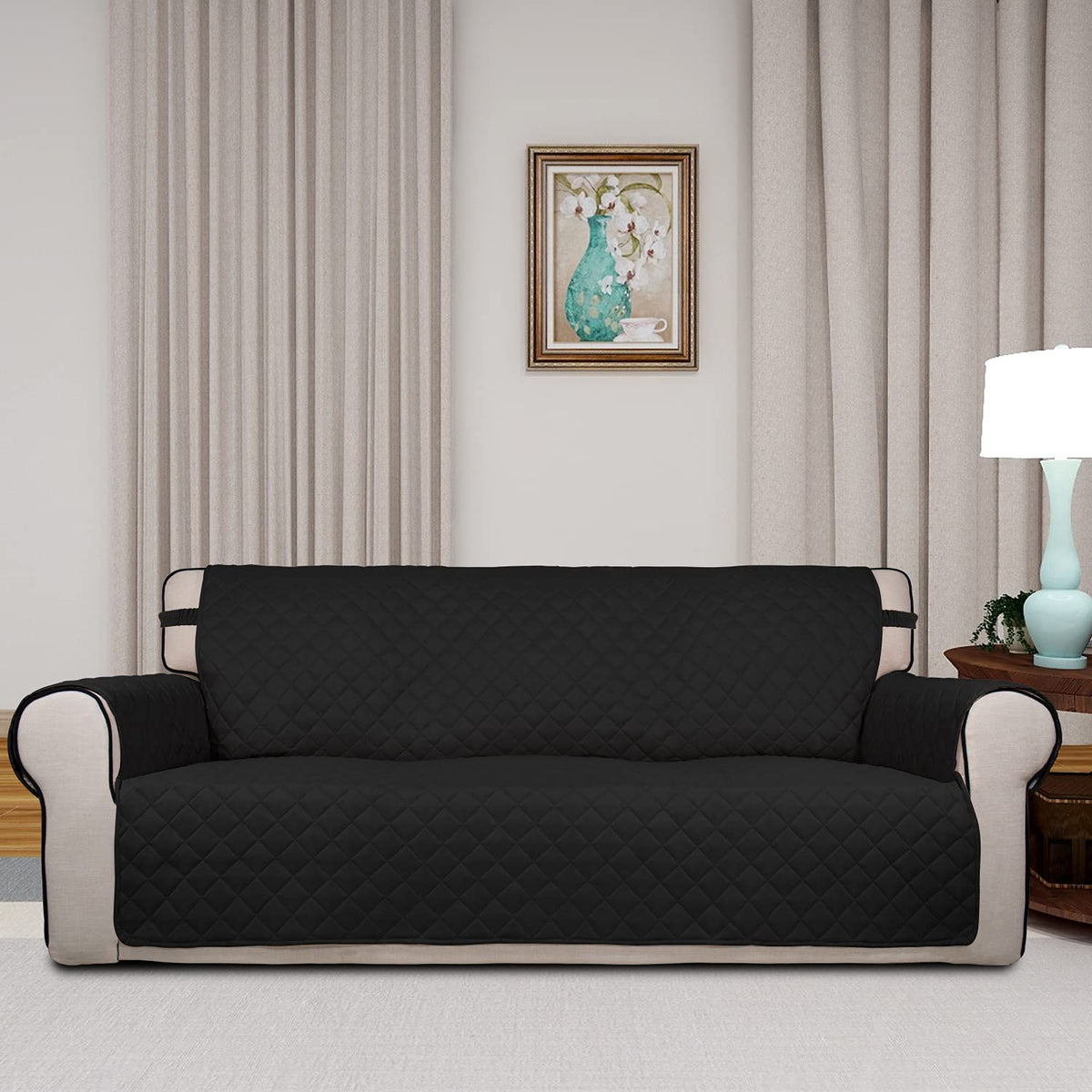Reversible Quilted Couch Covers for Dogs Oversized Sofa Cover 78”