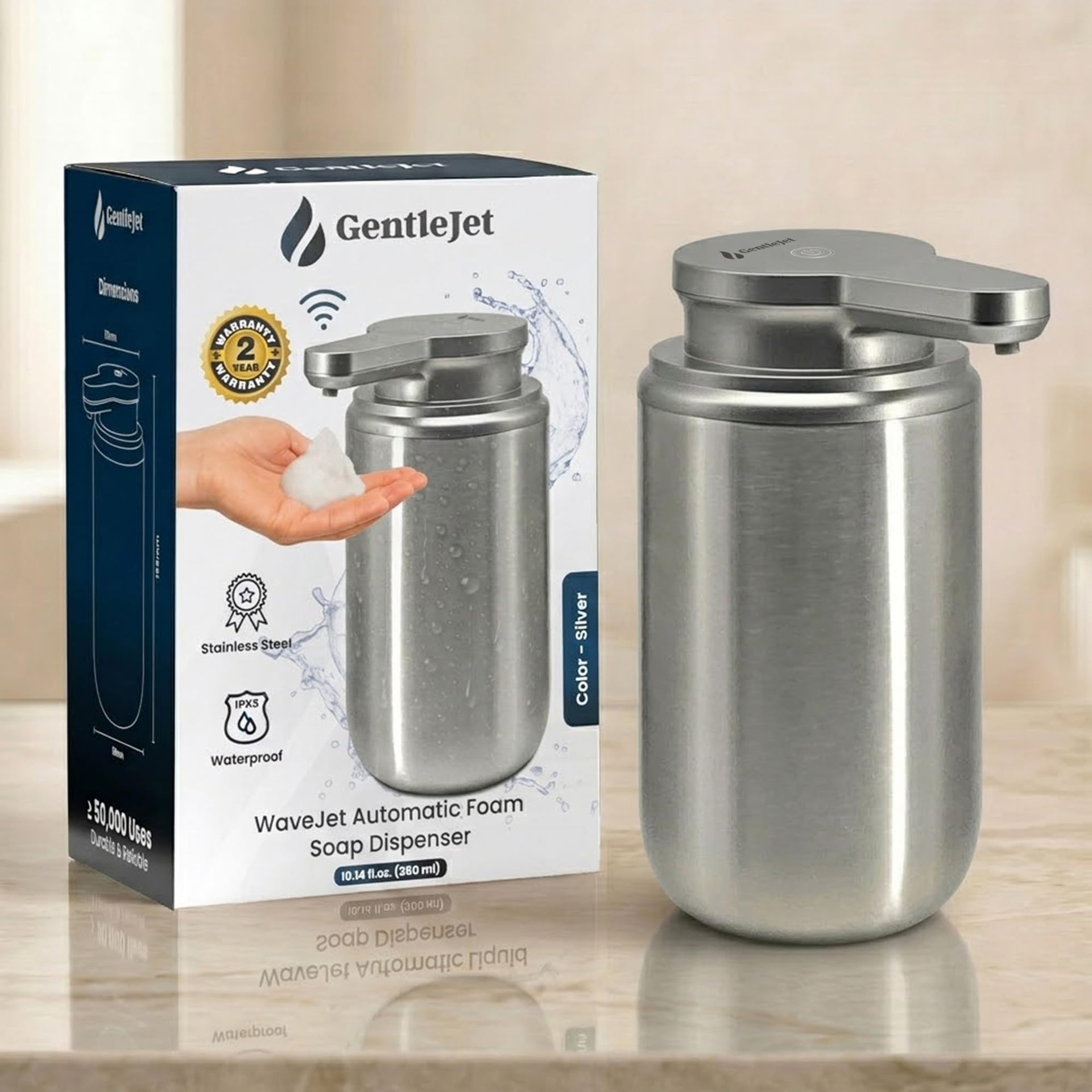 WaveJet Automatic Foaming Soap Dispenser Touchless Sensor