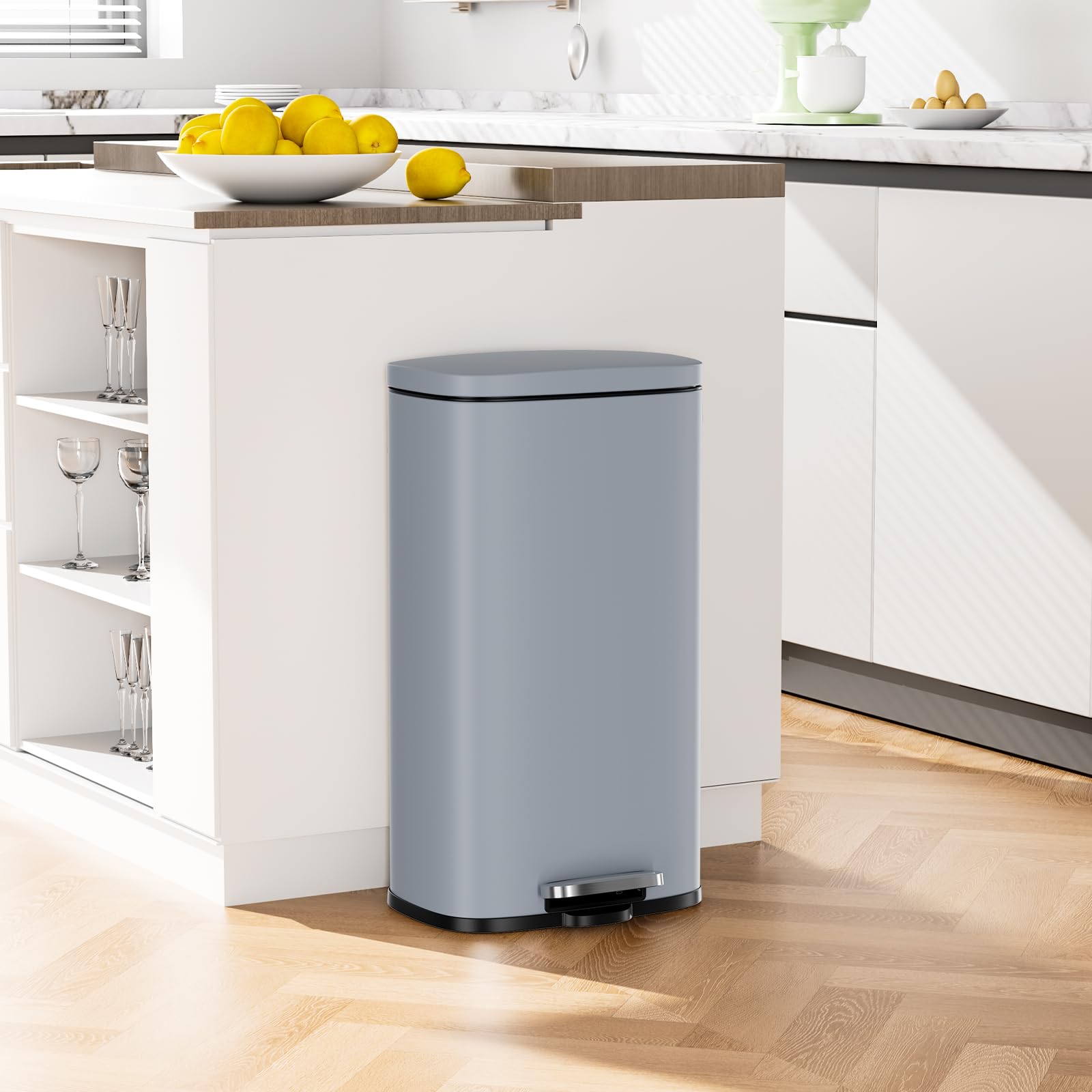 13.2 Gal Step Kitchen Trash Can