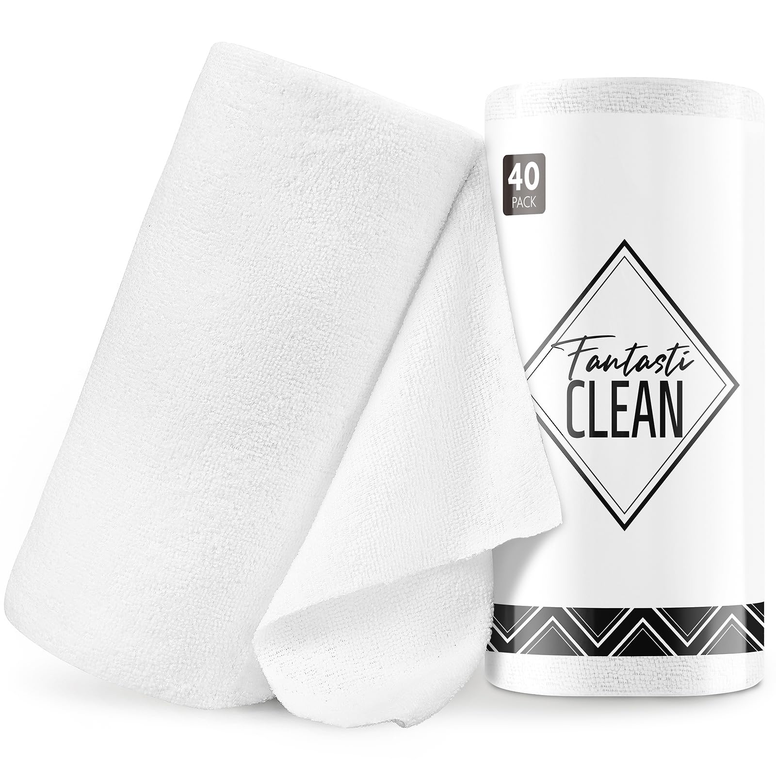 Microfiber Cleaning Cloth Roll (40 Count) - ModHome Supplies