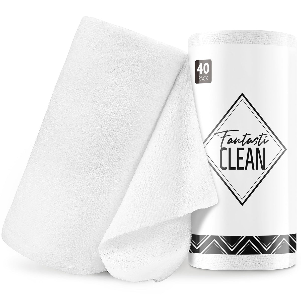 Microfiber Cleaning Cloth Roll (40 Count) - ModHome Supplies