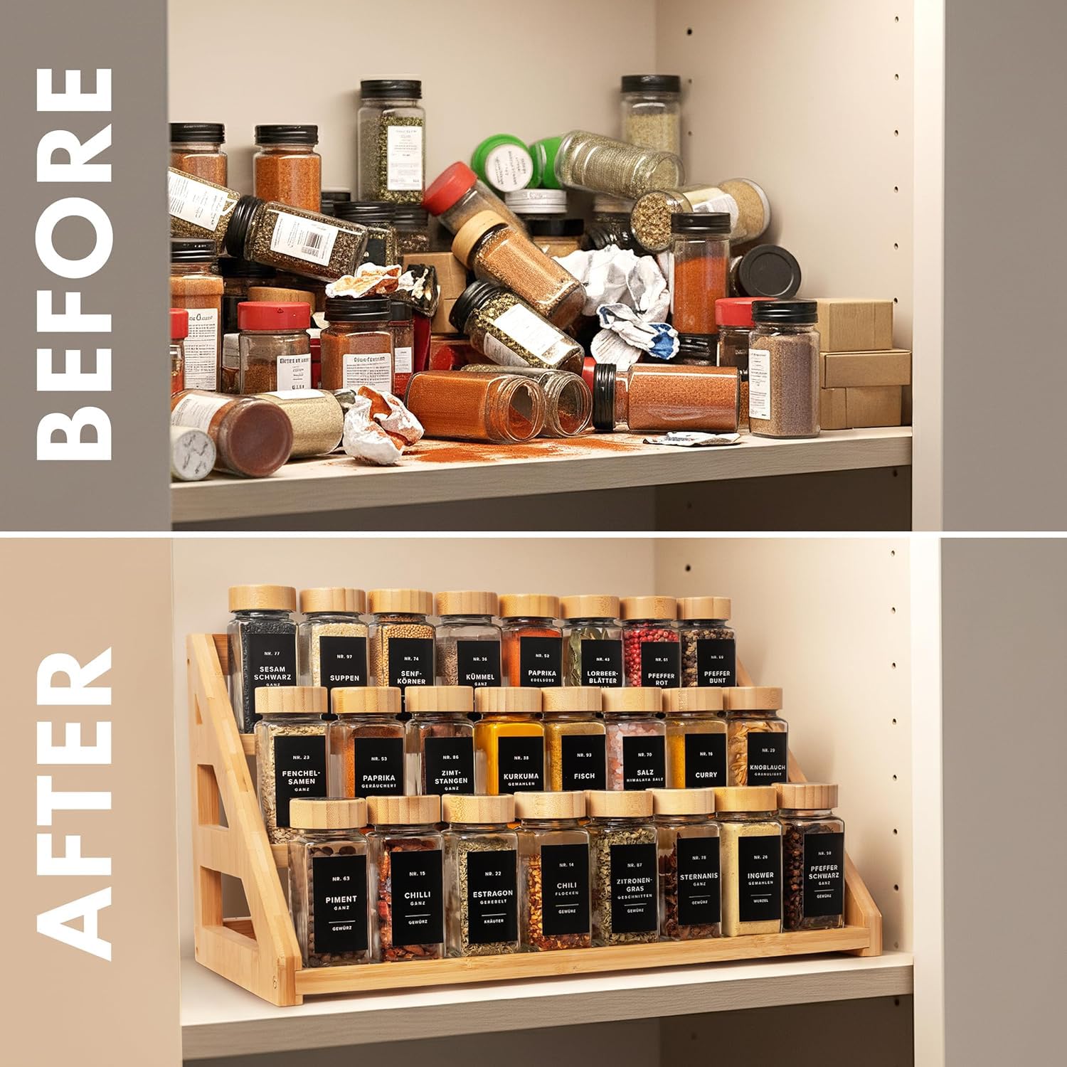 Spice Rack Spice Organizer (100 Count)