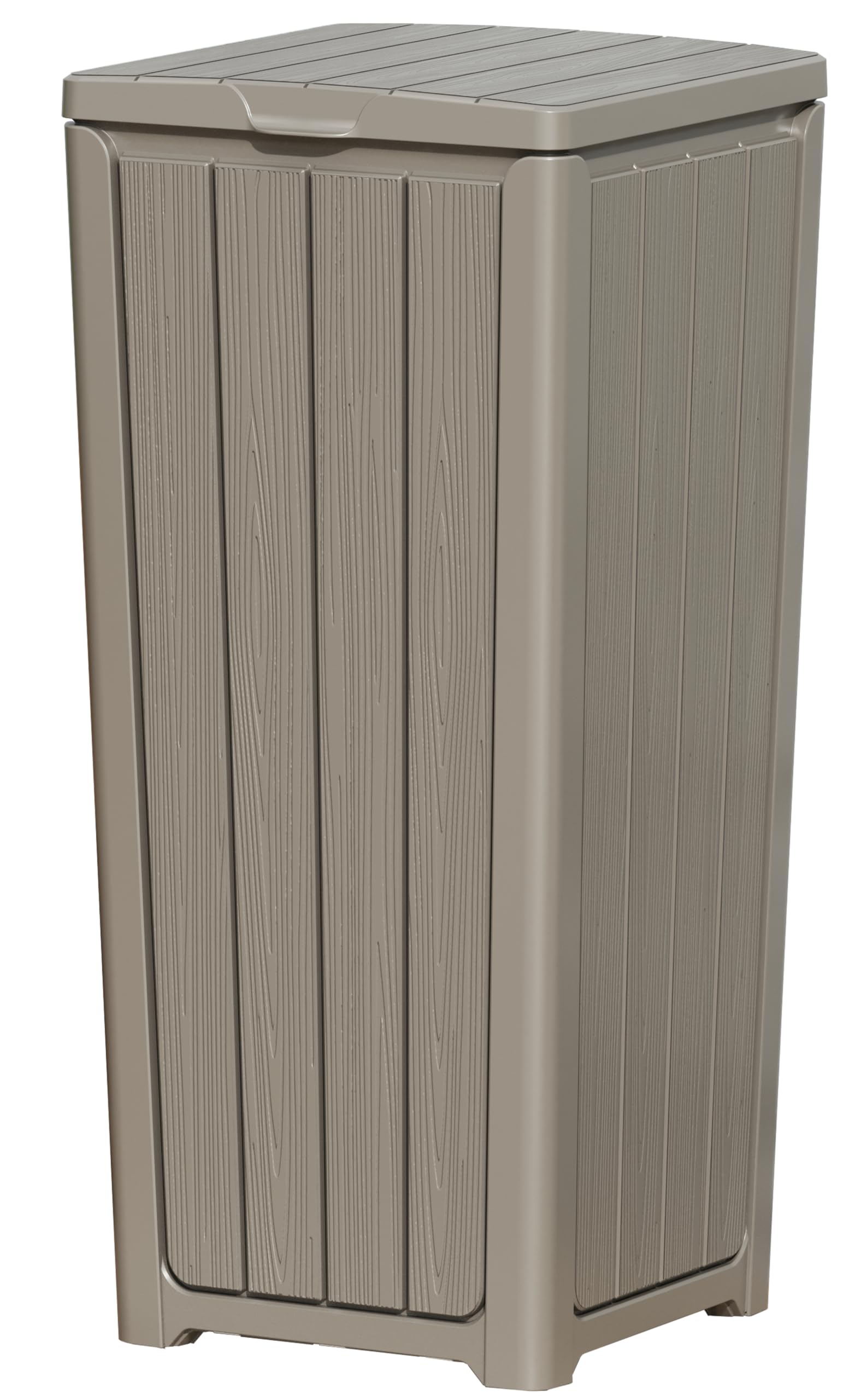 Outdoor Trash Can with Lid