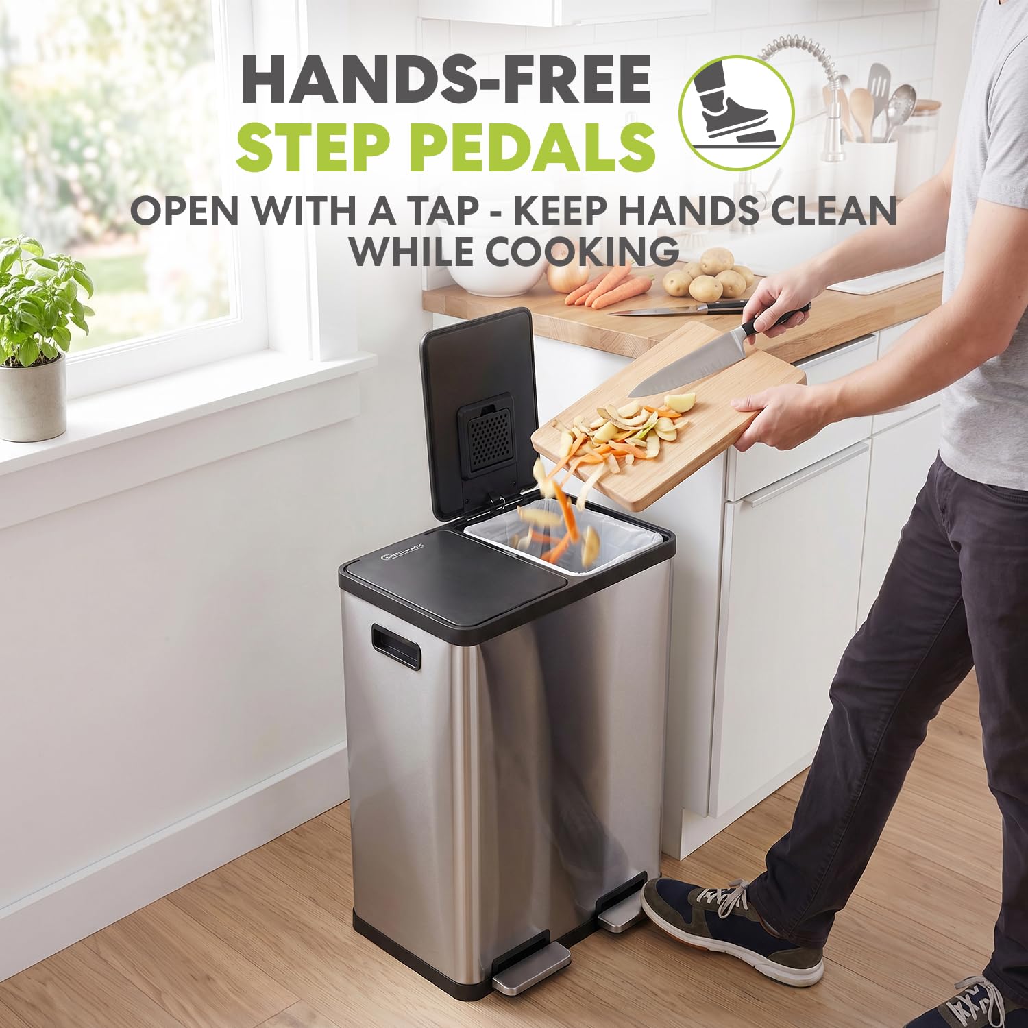 60 Liter 16 Gallon Rectangular Hands