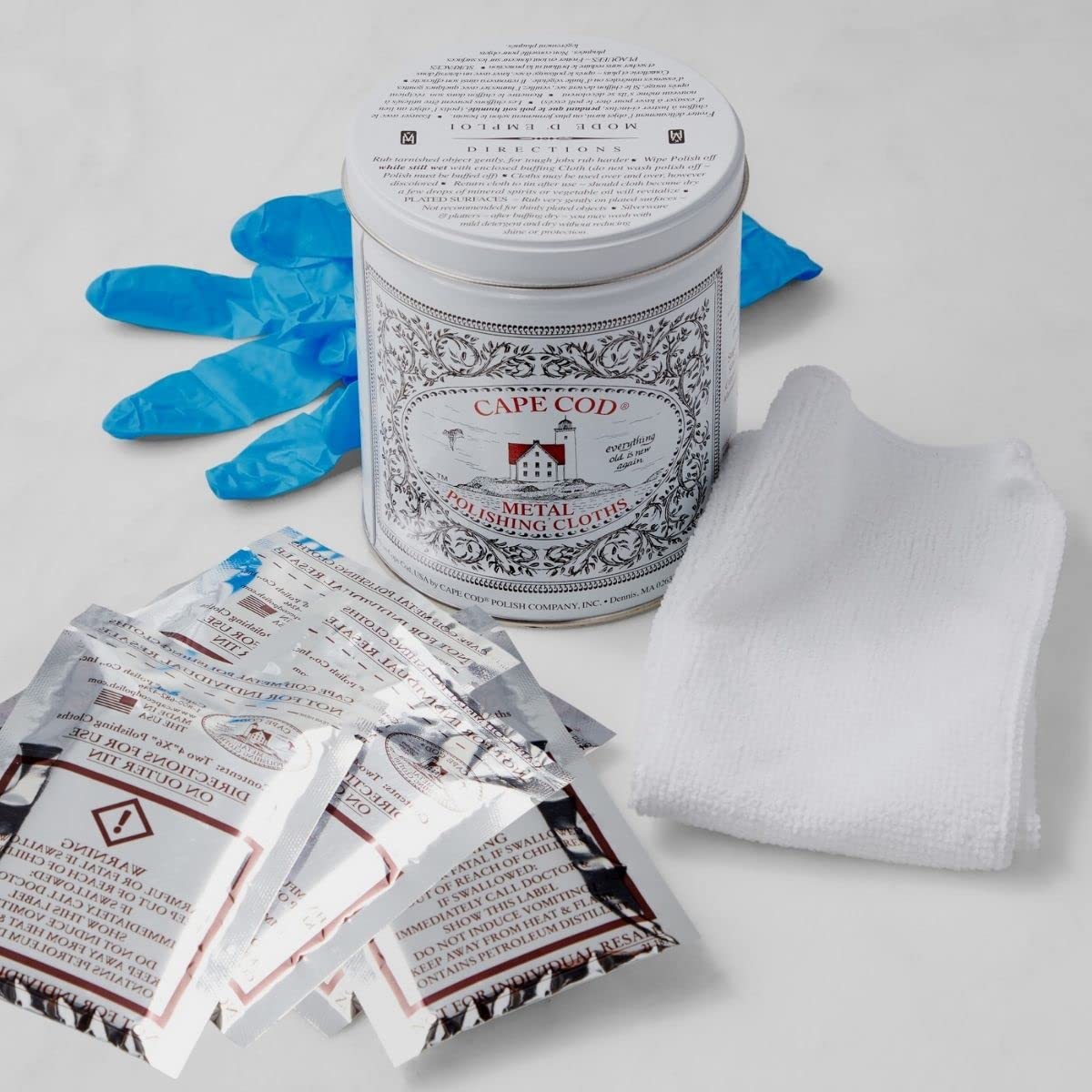 Polishing Metal Tin Bundle for Fine Metals (12 Count)