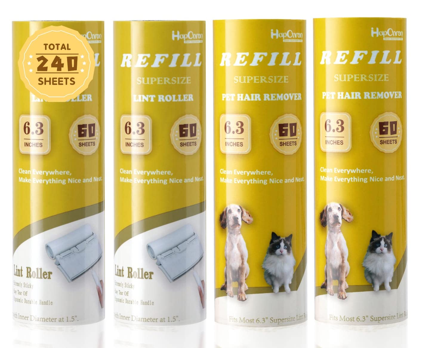 Lint Roller Refills 6.3"