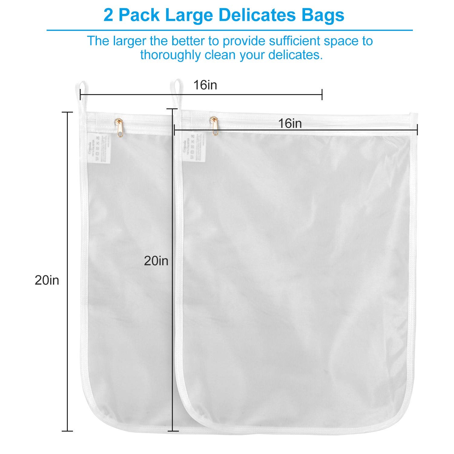 2 Pack Delicates Laundry Bags (2 Count)