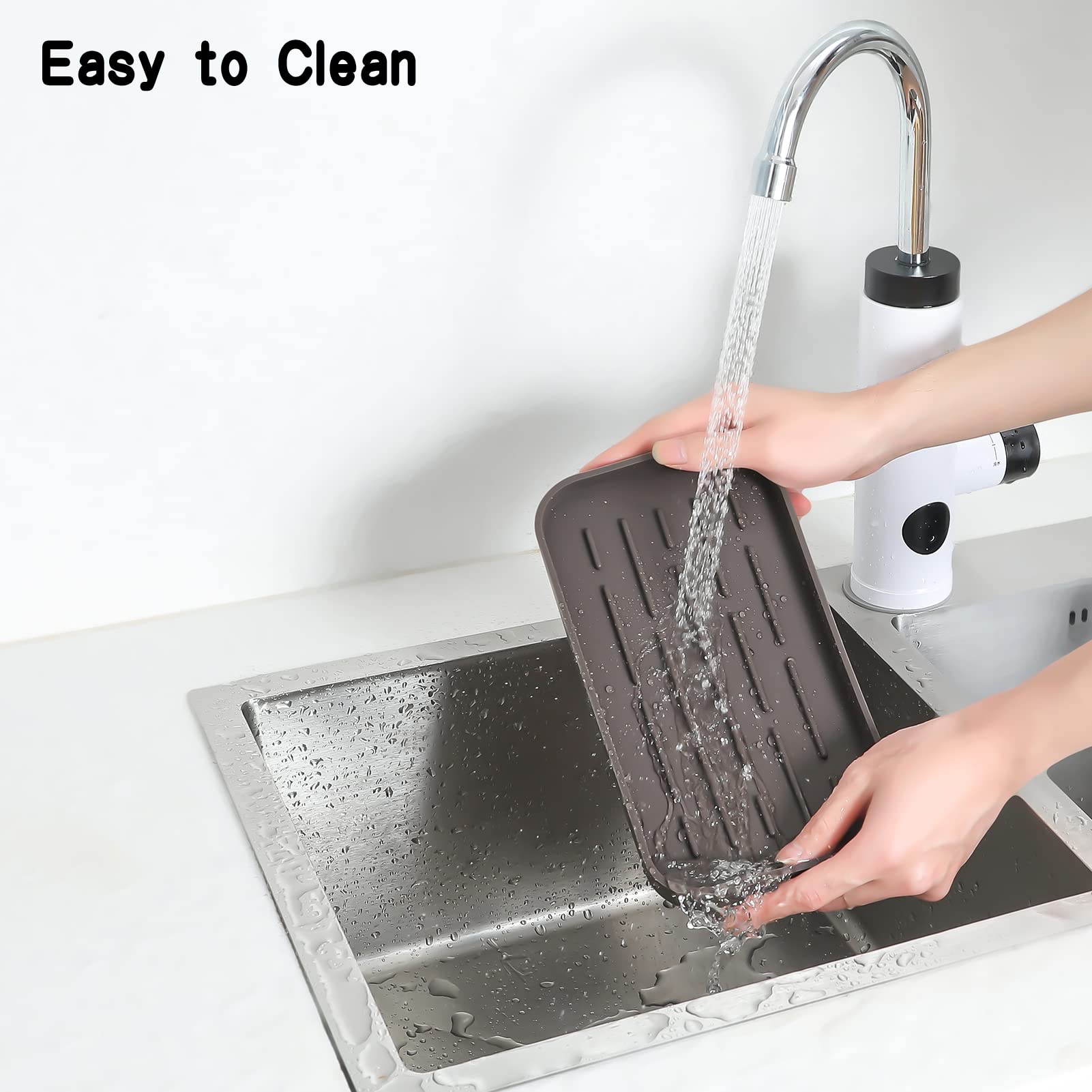 Silicone Kitchen Sink Organizer Tray for Multiple Usage