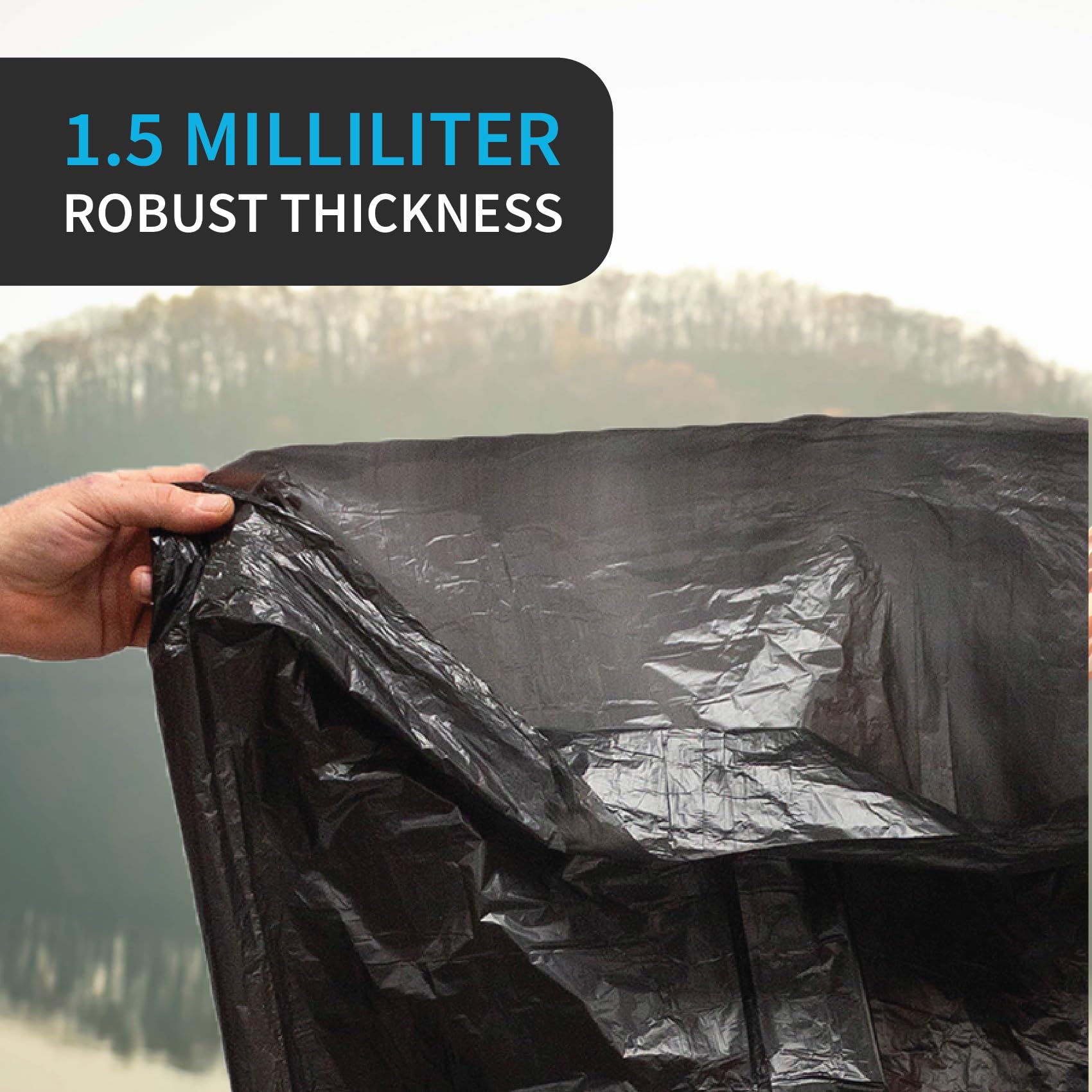 Black Trash Bag