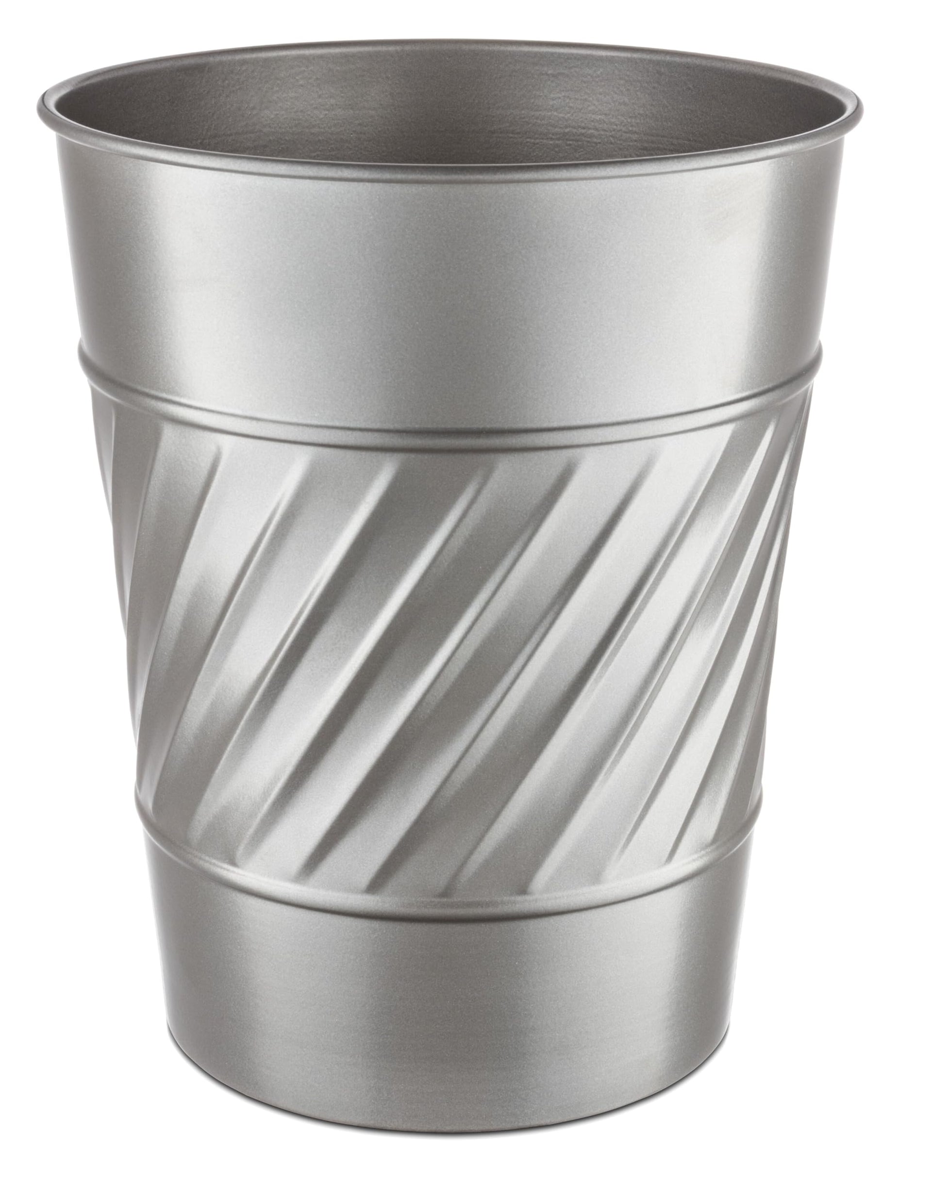 Metal Bathroom Trash Can