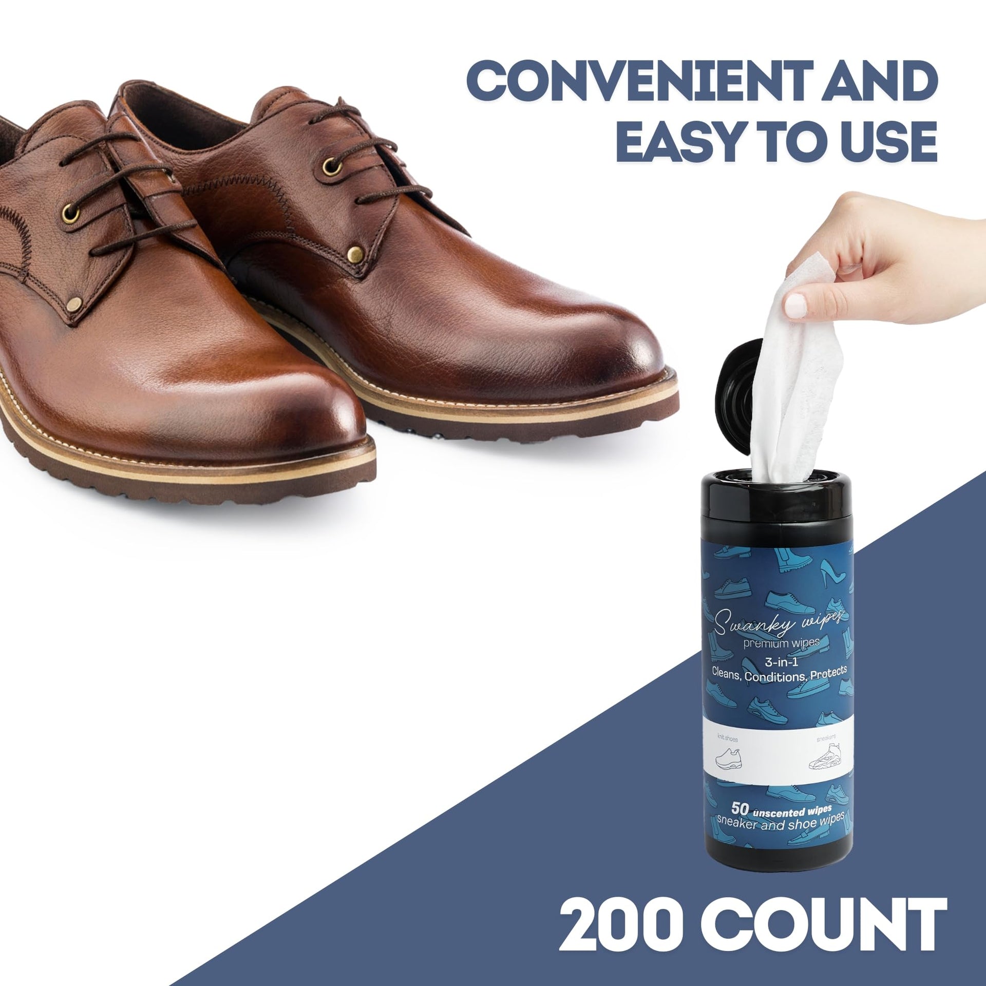 Swanky Shoe Cleaner Wipes