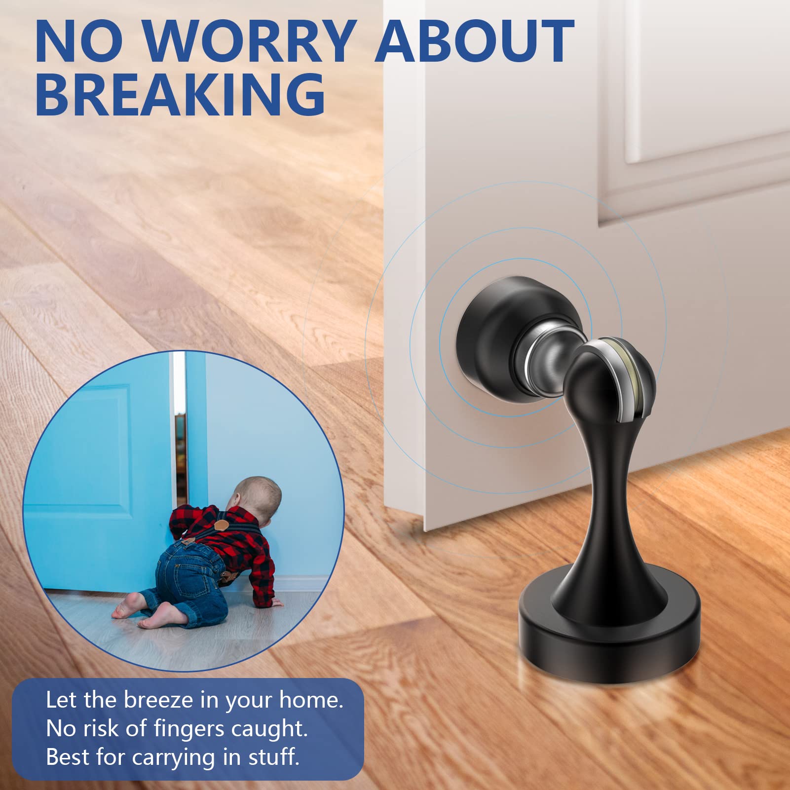 Magnetic Door Stop (4 Count)