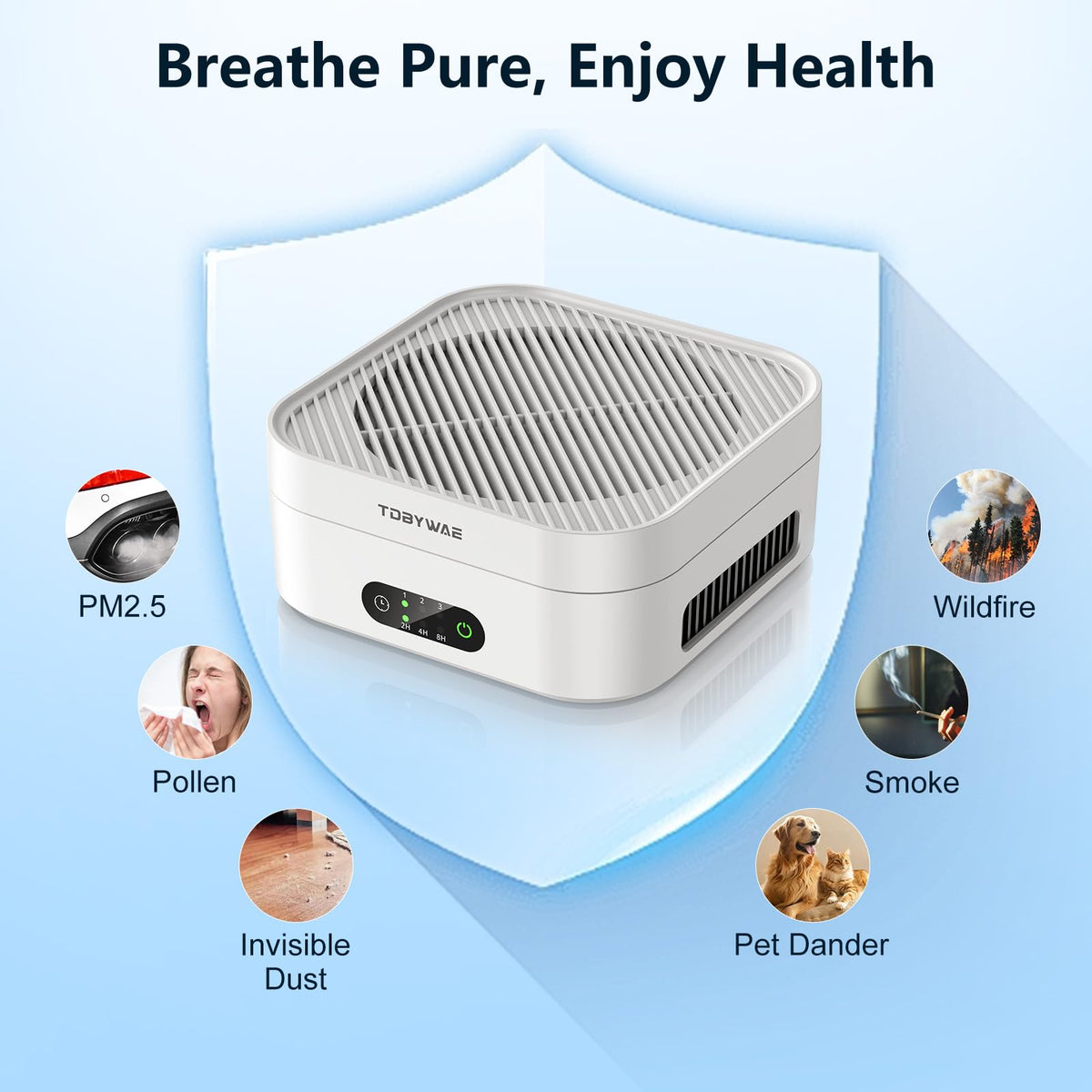 Air Purifiers for Home Bedroom Up to 600 ft²